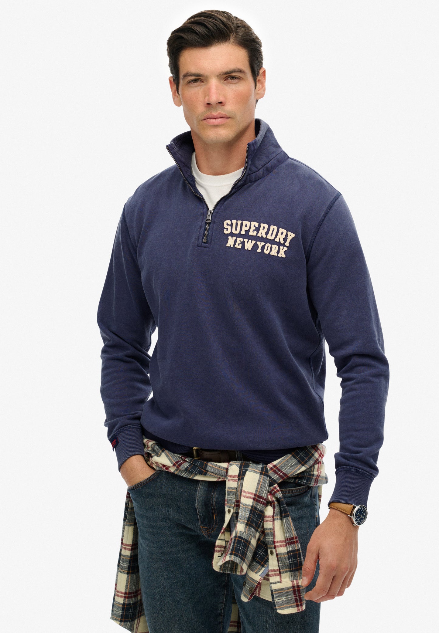 Vintage Athletic Zip Half-Zip Jumper (1)