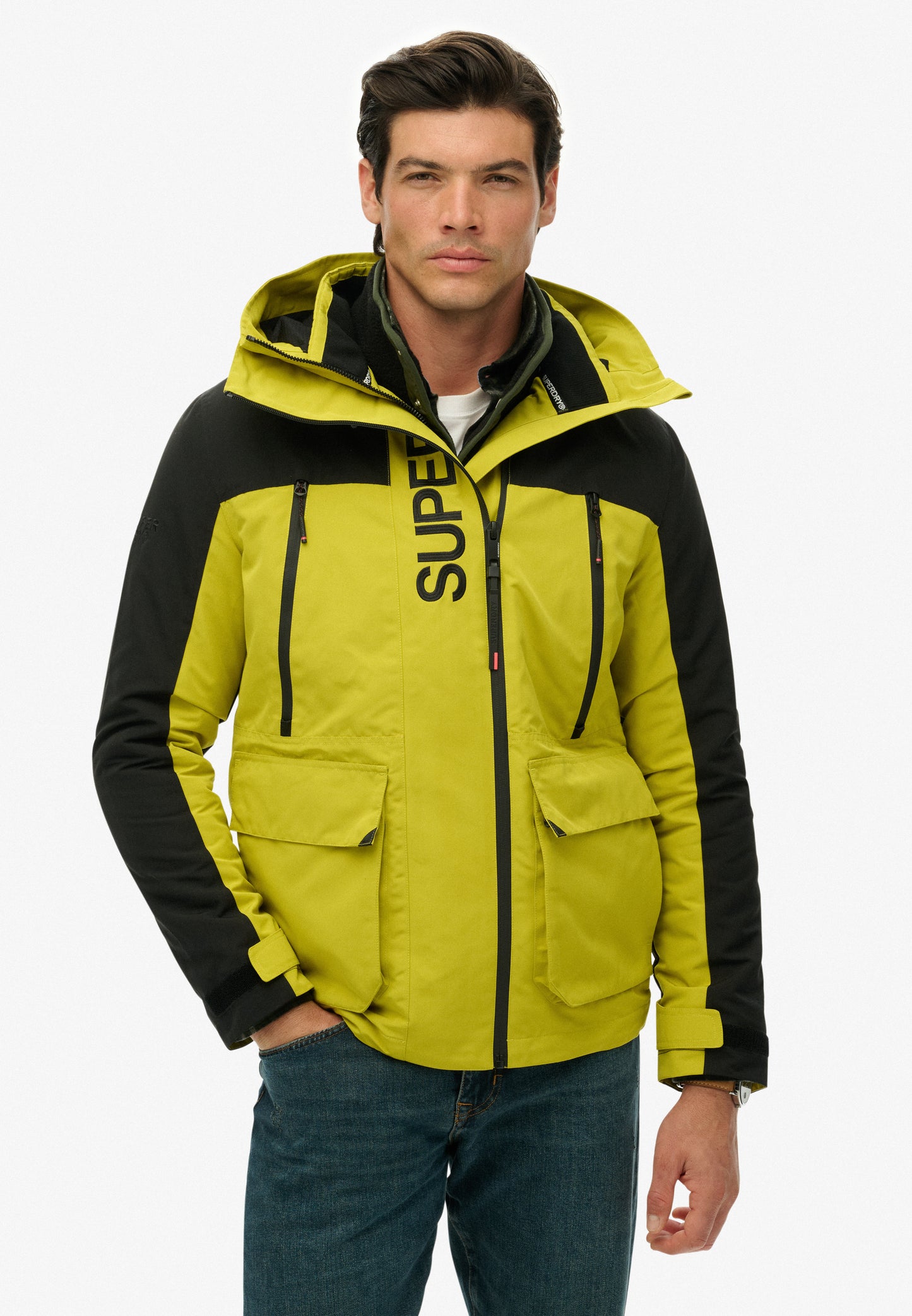 Colour Block Windbreaker Jacket (3)