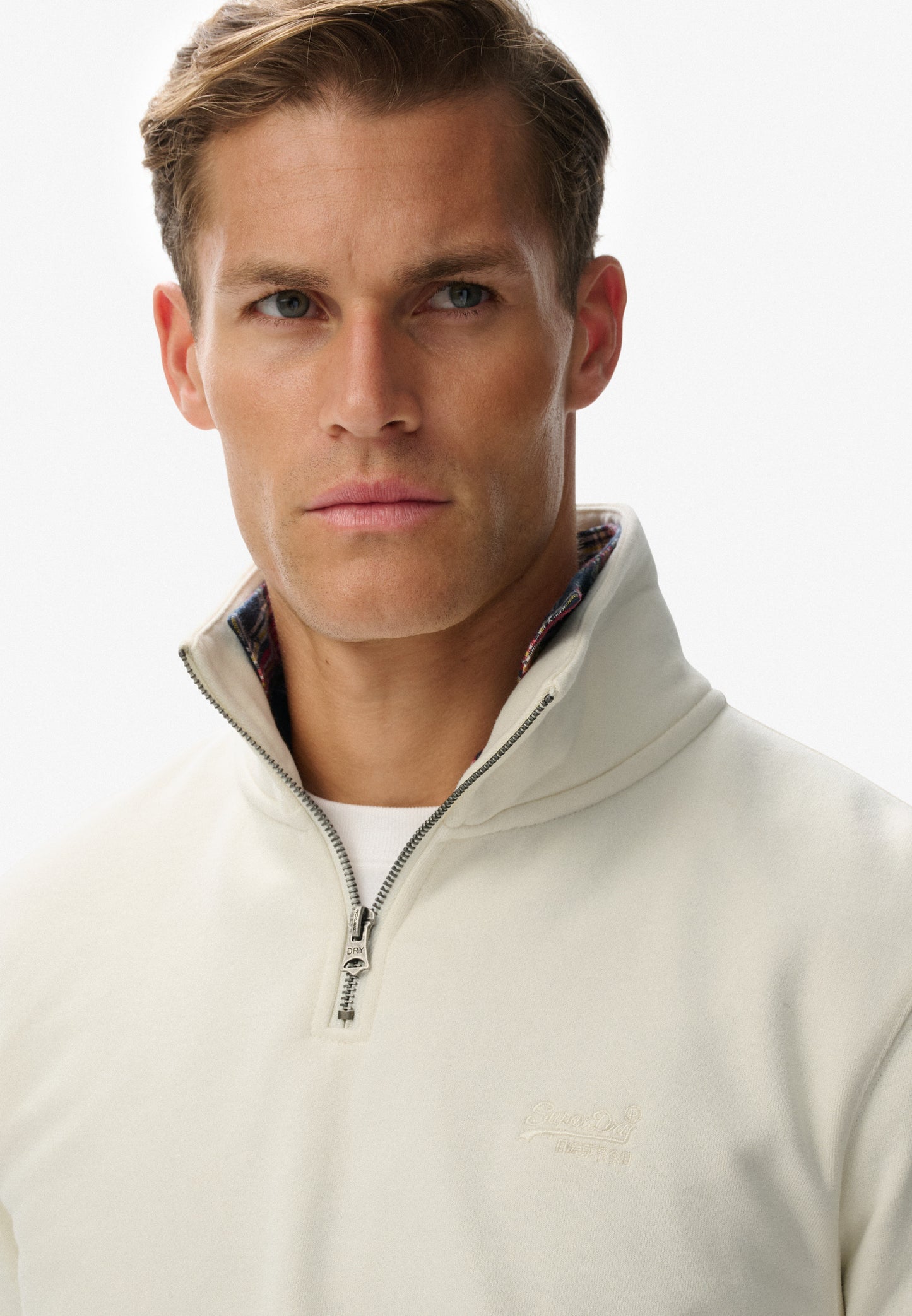 Essential Logo Henley Sweatshirt (5)