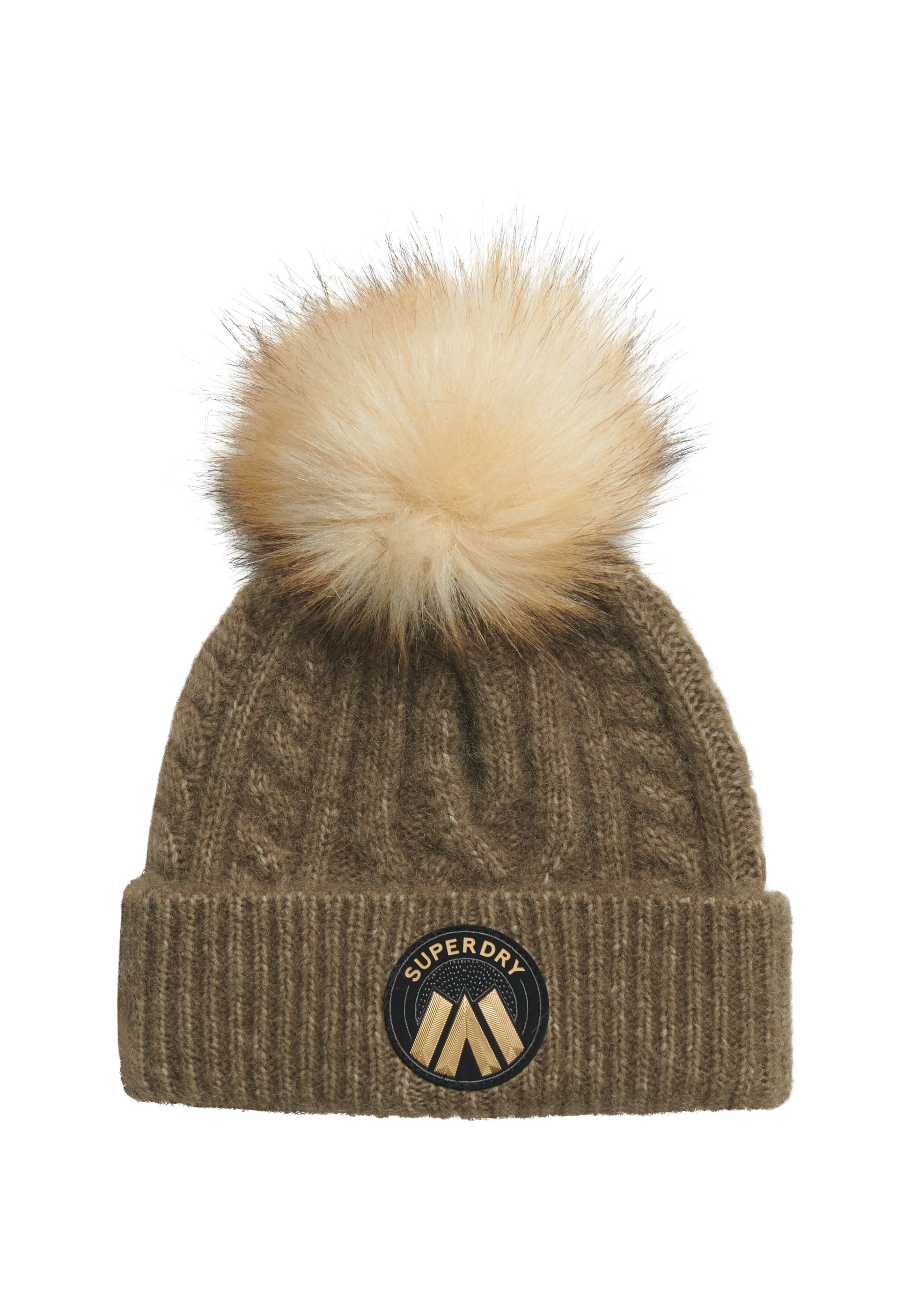 Cable Luxe Knit Beanie Hat (2)