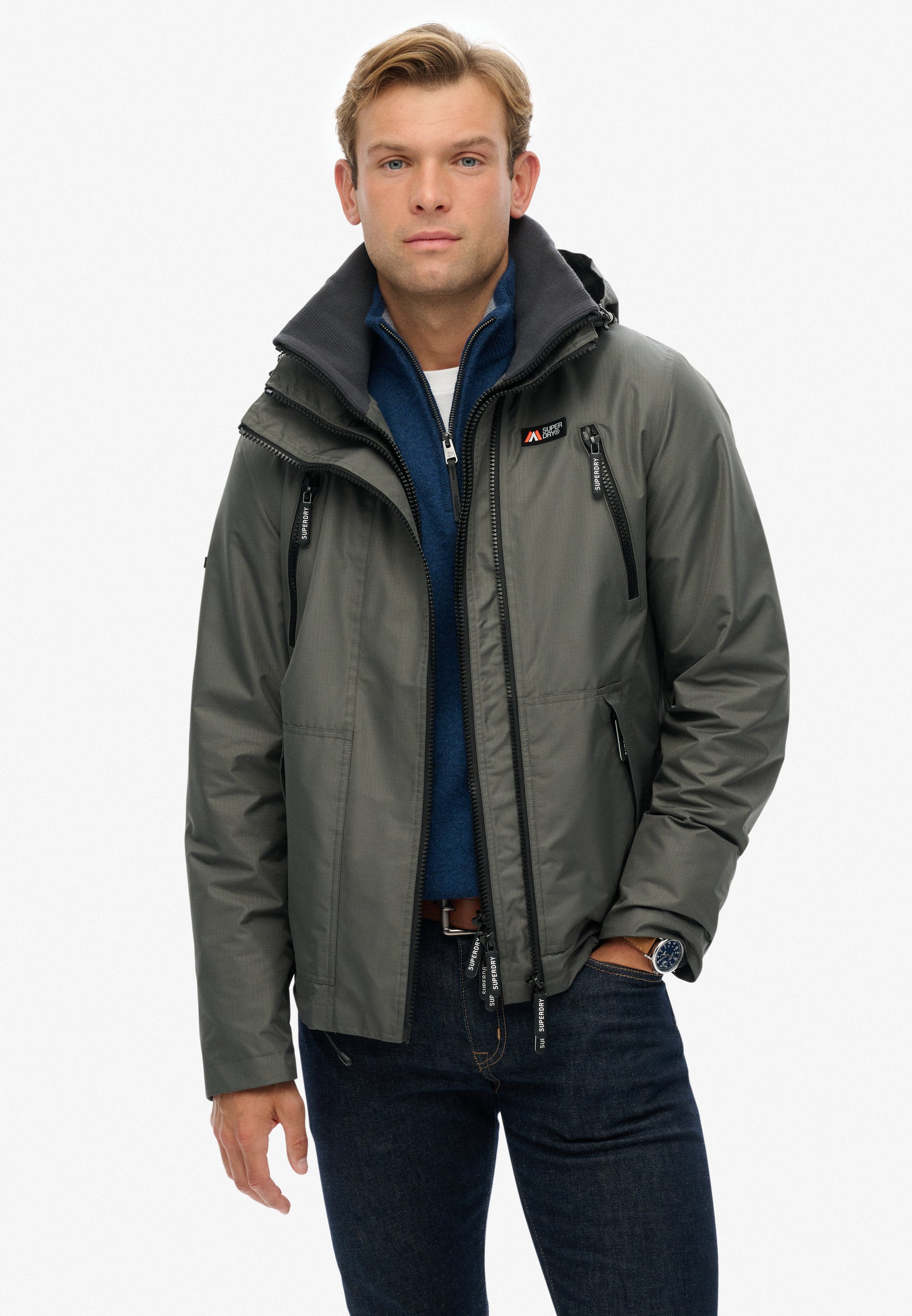 Hooded Mountain Windbreaker Jacket (1)