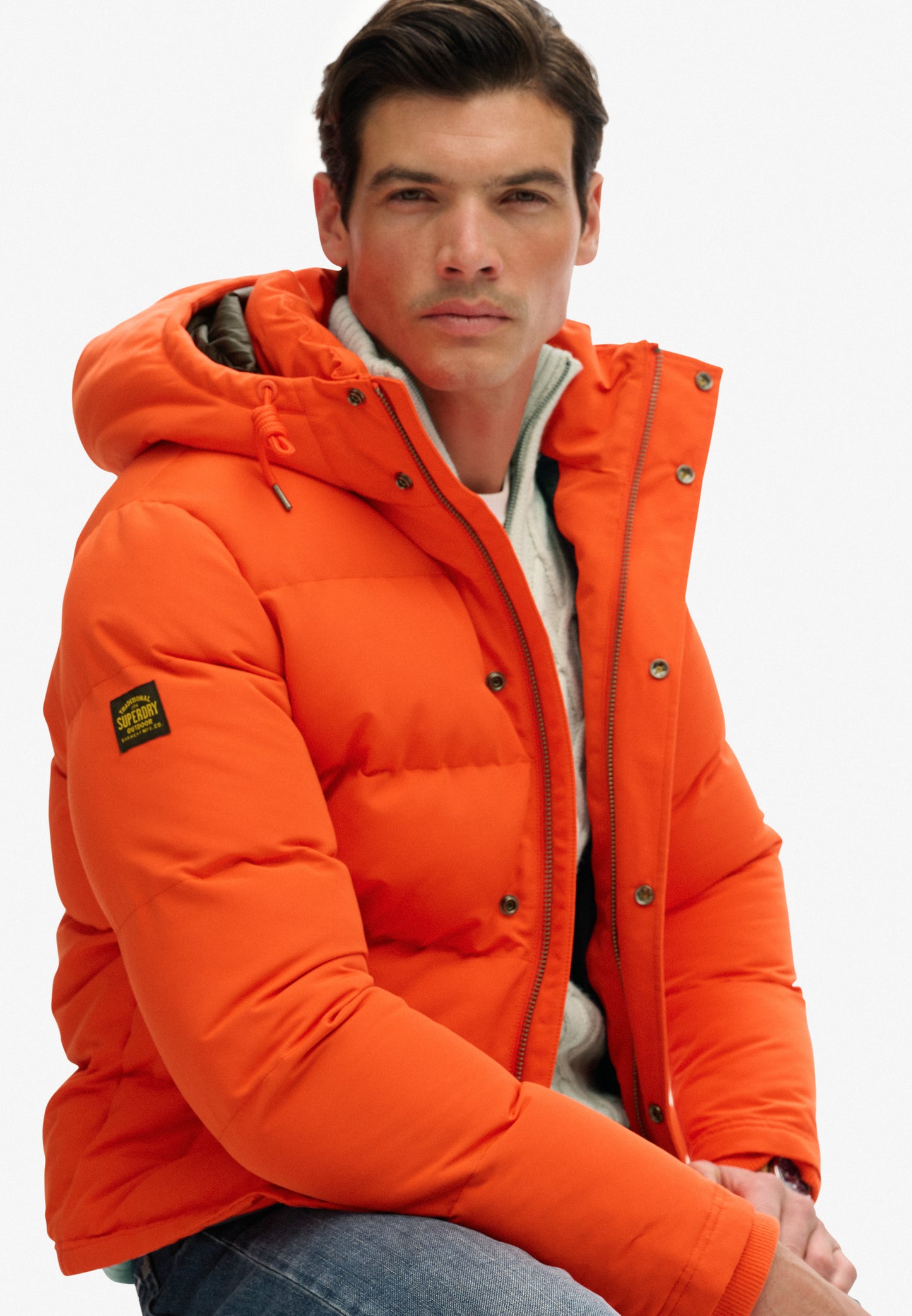Everest Short Hooded Puffer Jacket (3)