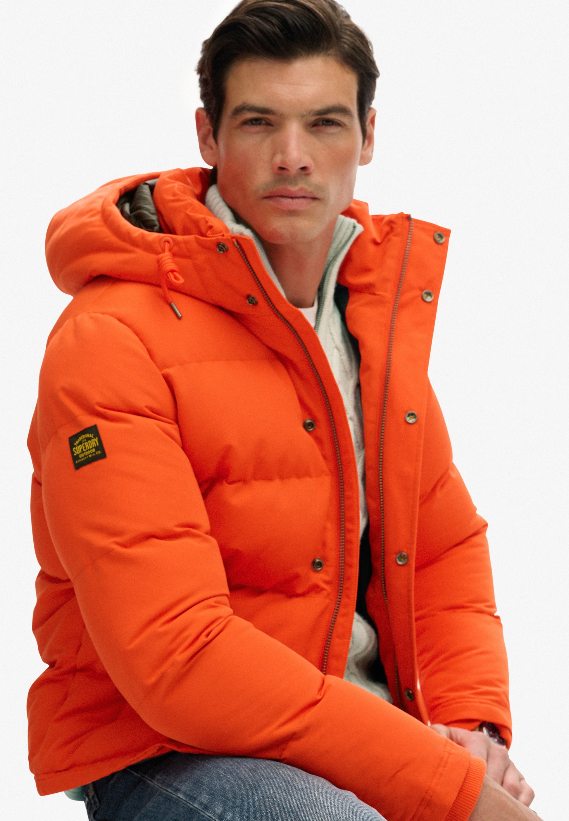 Everest Short Hooded Puffer Jacket (3)