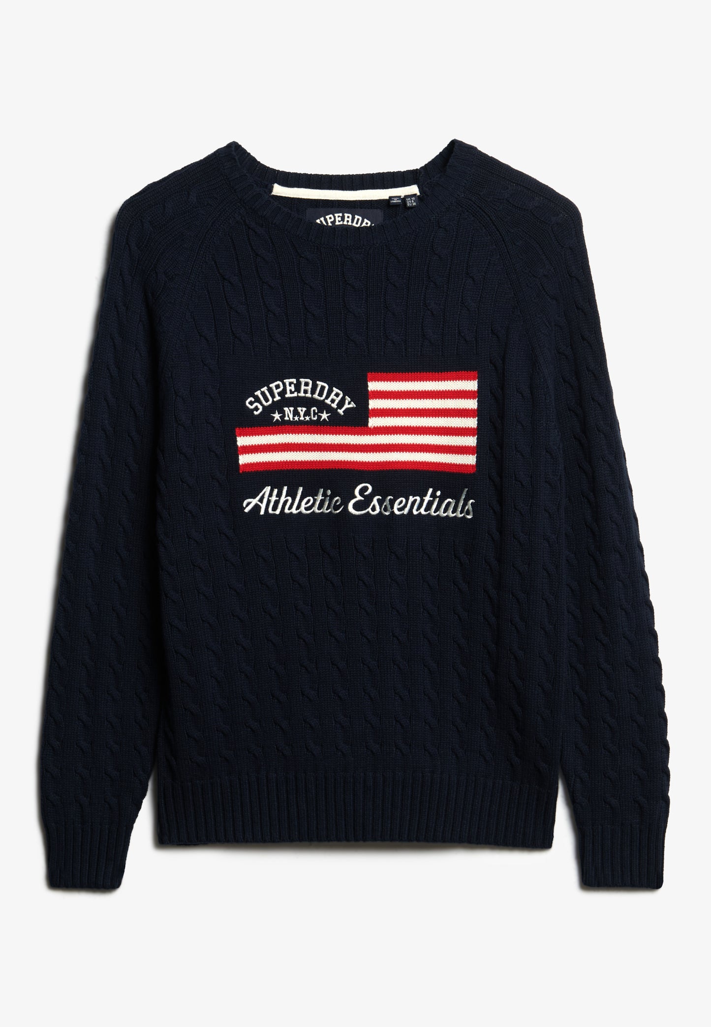 Slouchy Cable Flag Knit Jumper (5)