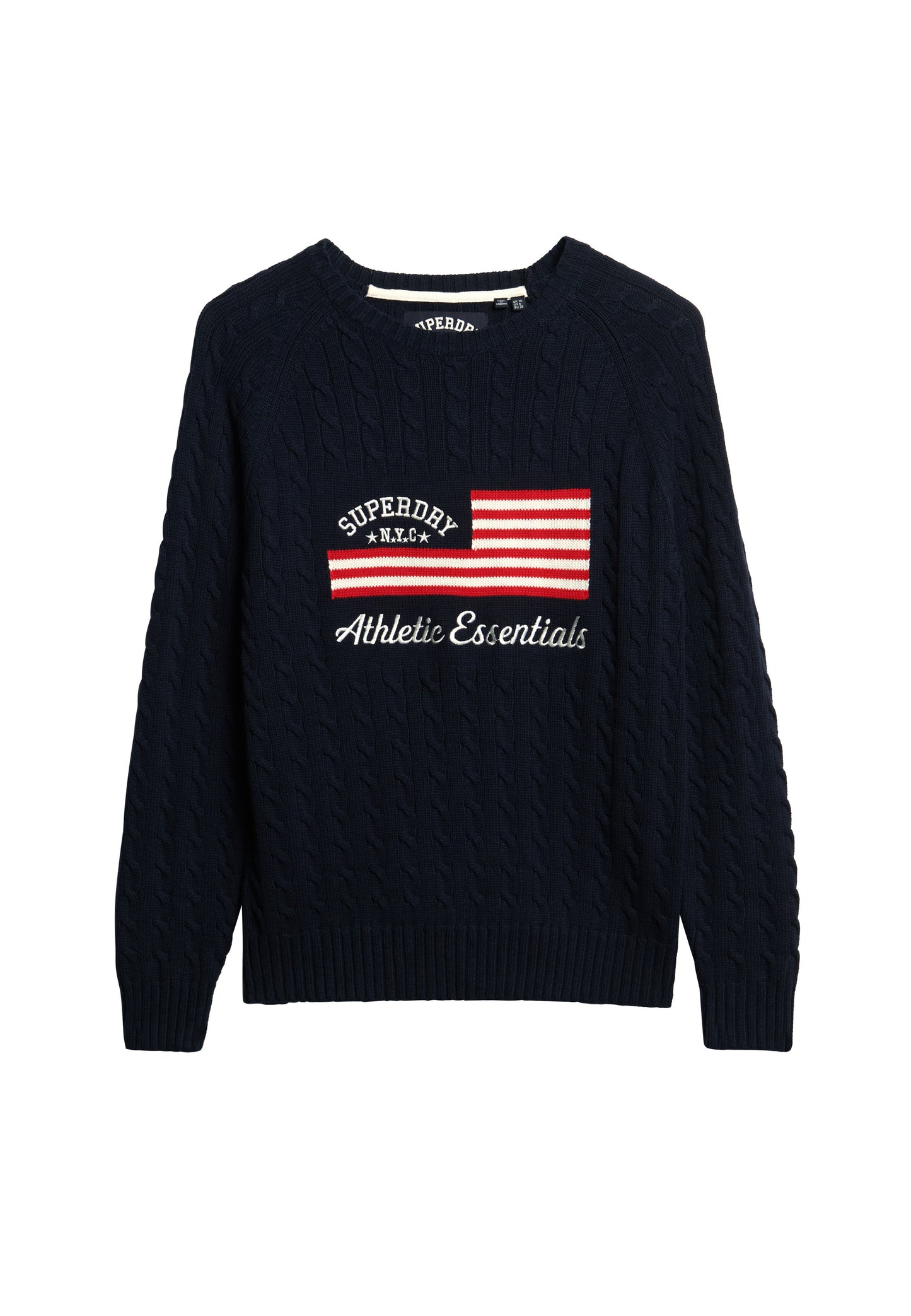 Slouchy Cable Flag Knit Jumper (6)