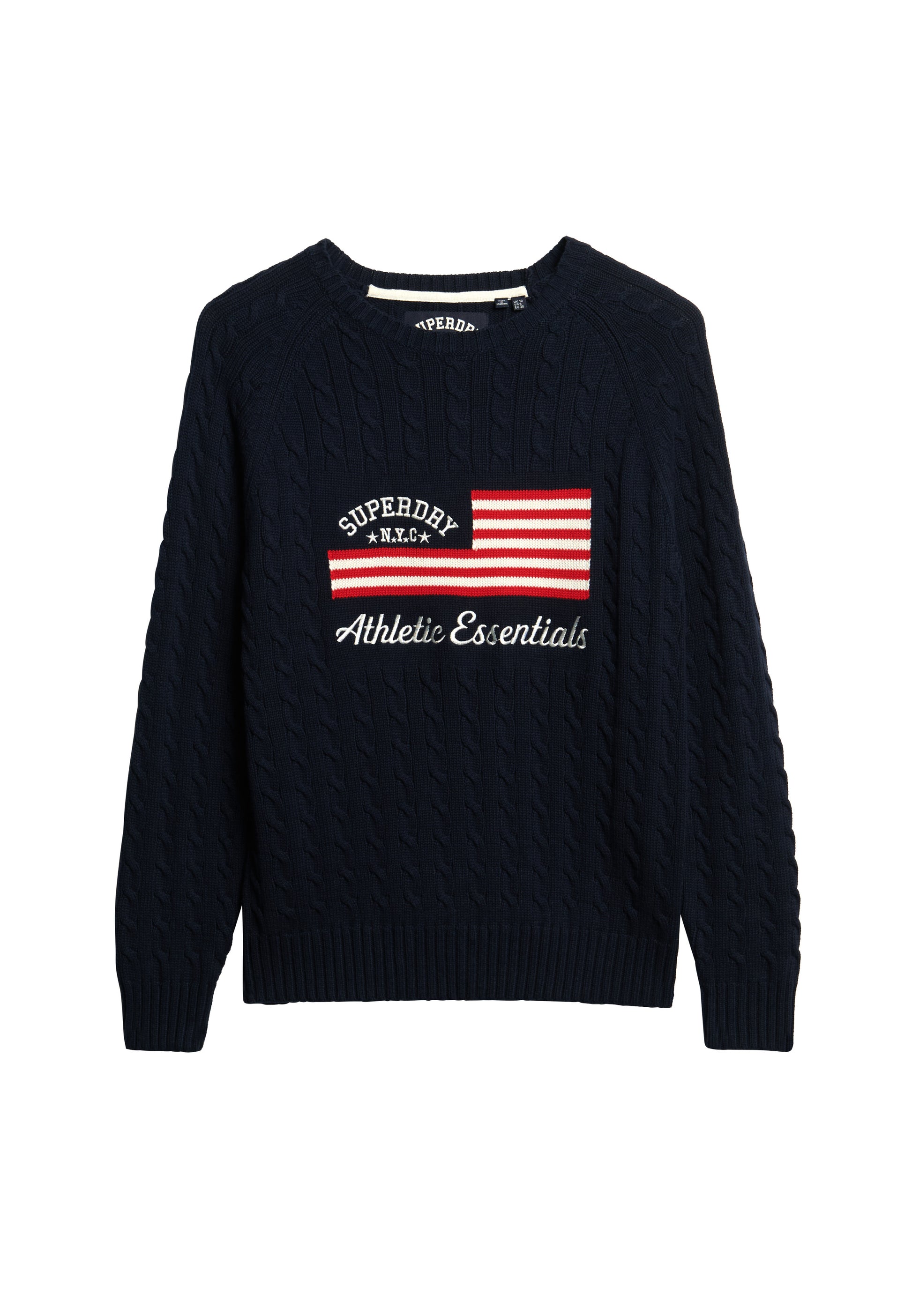 Slouchy Cable Flag Knit Jumper (6)