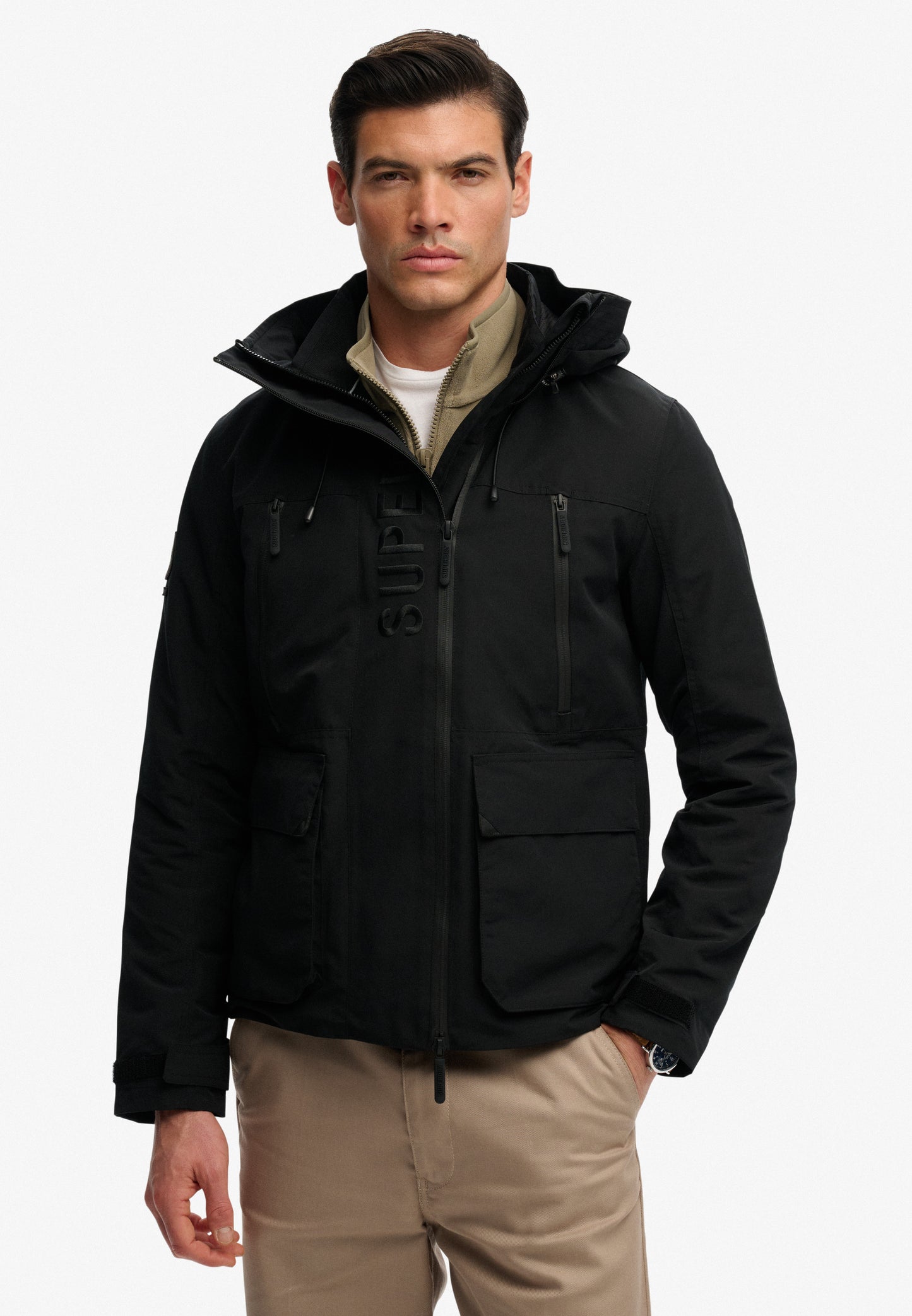 Hooded Ultimate Embroidered Windbreaker Jacket (1)