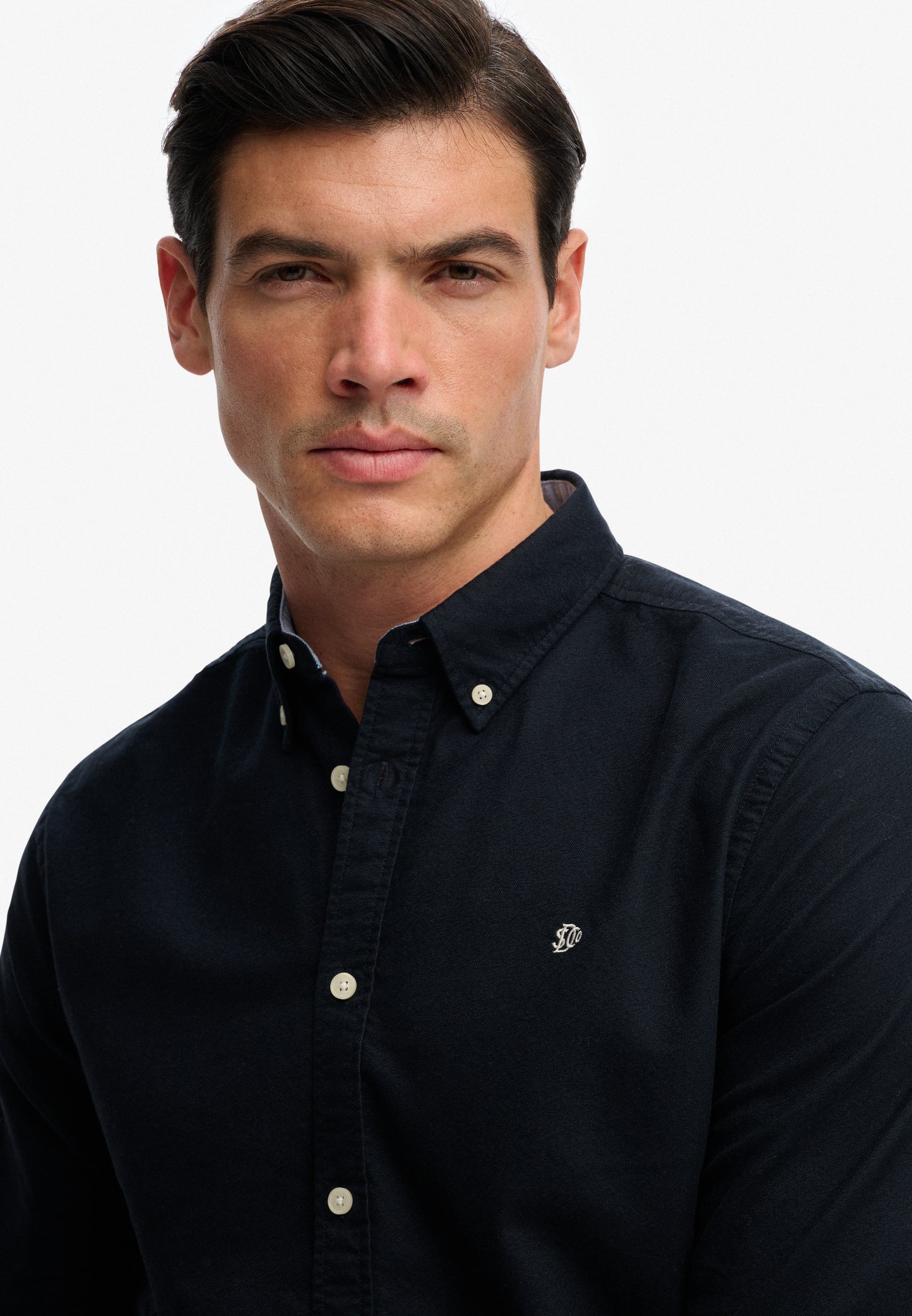 Preppy Oxford Long Sleeve Shirt (1)