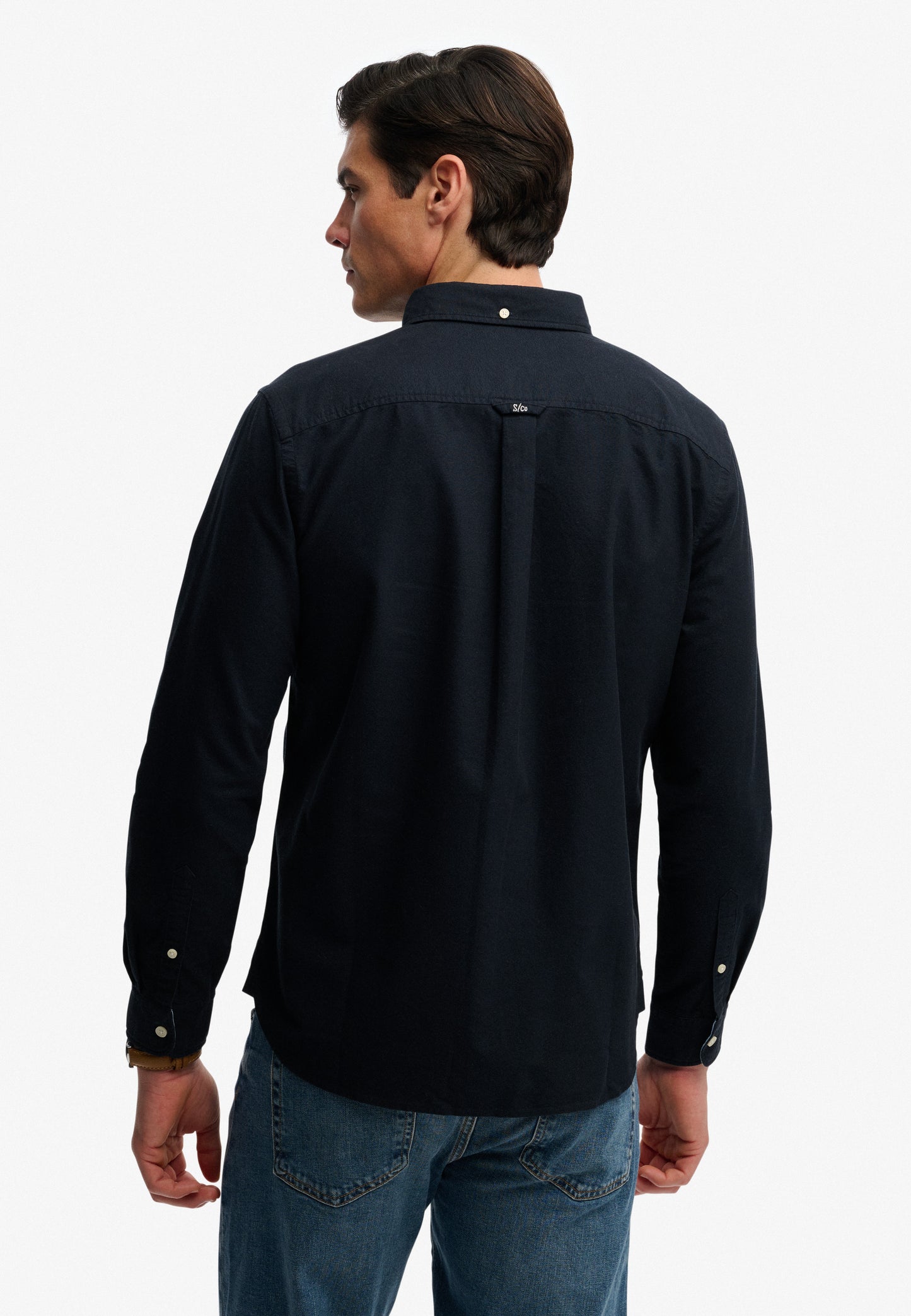 Preppy Oxford Long Sleeve Shirt (4)