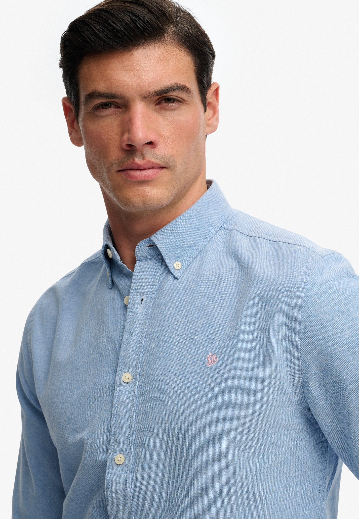 Preppy Oxford Long Sleeve Shirt (1)