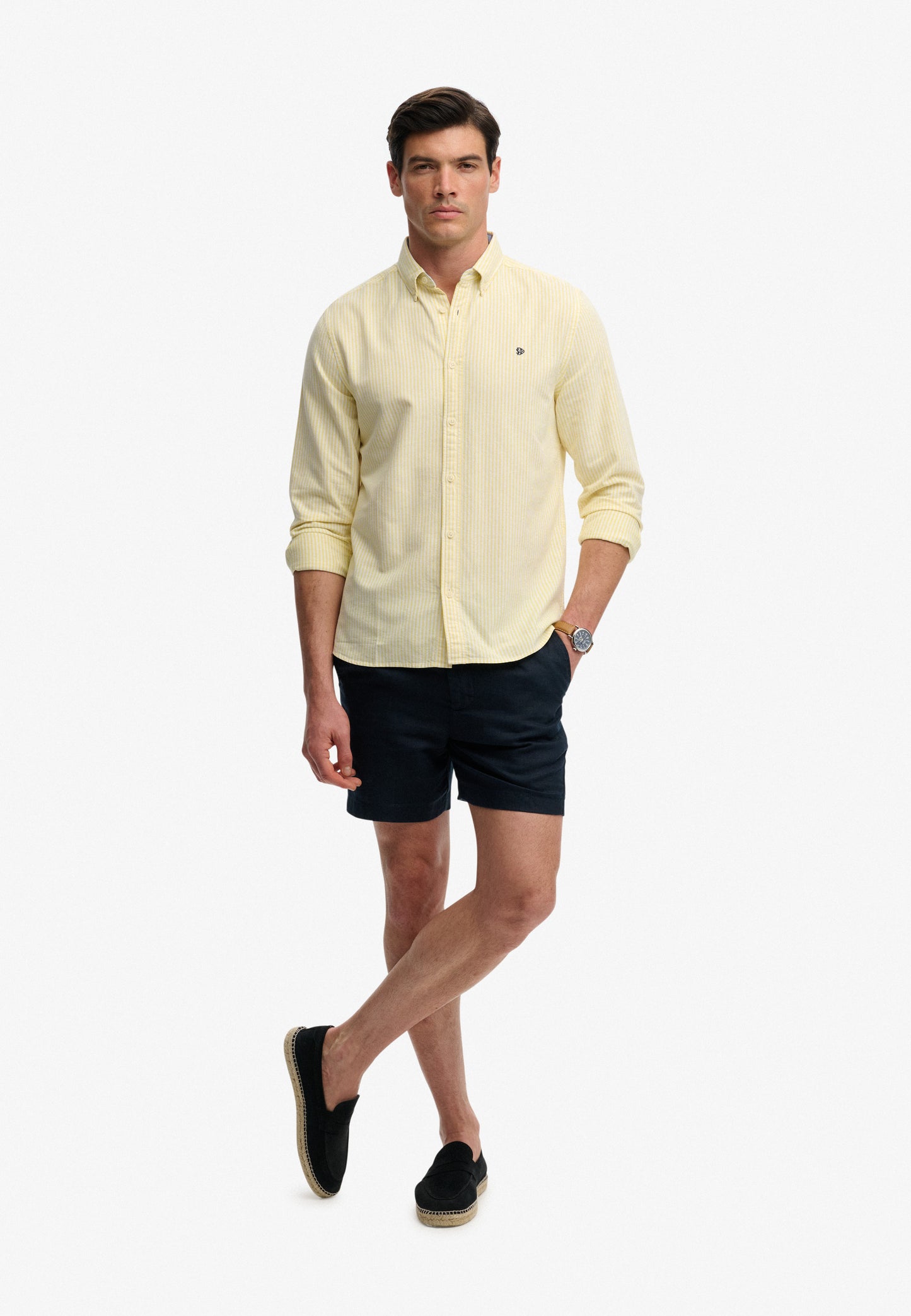 Preppy Oxford Long Sleeve Shirt (3)
