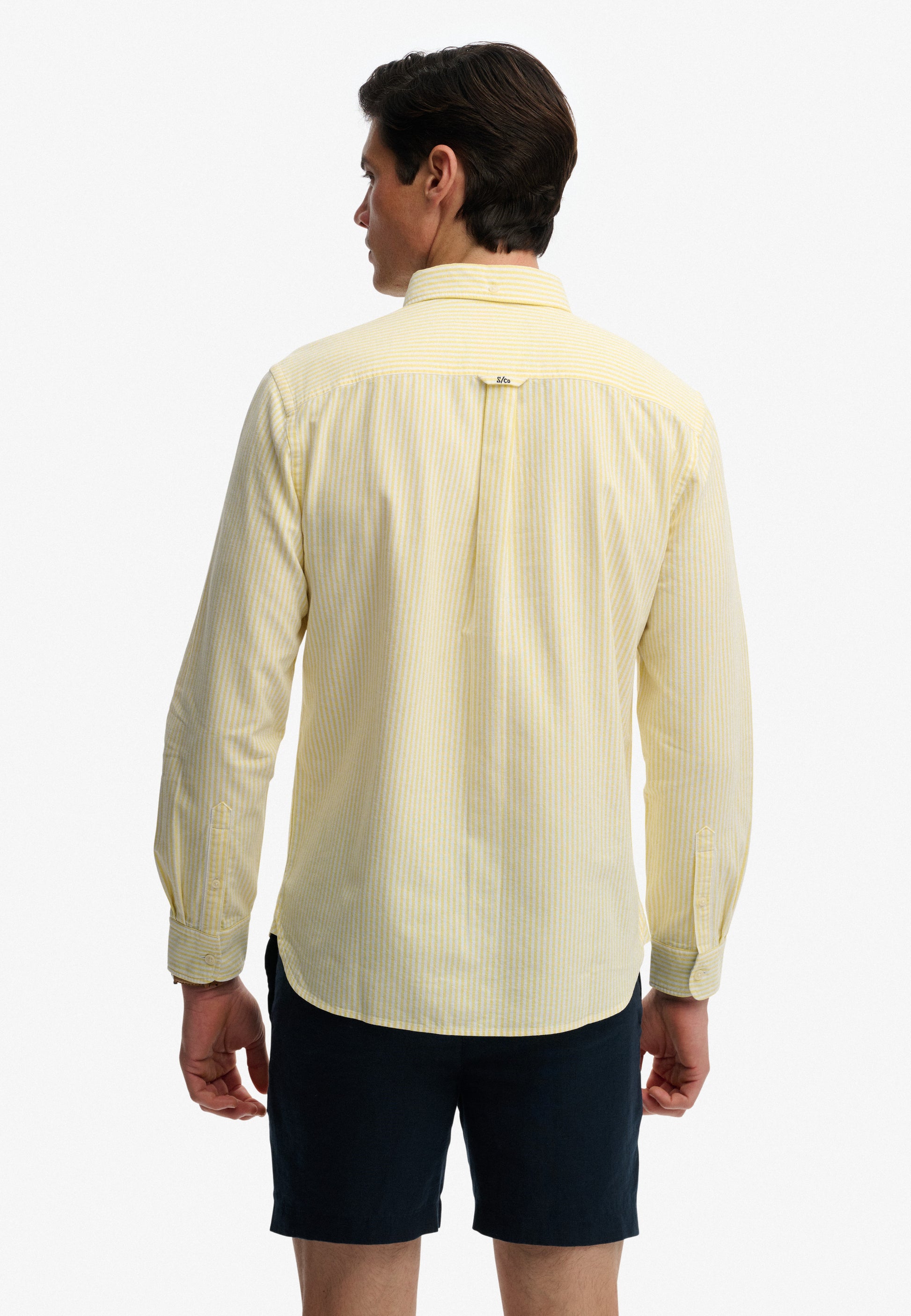 Preppy Oxford Long Sleeve Shirt (4)