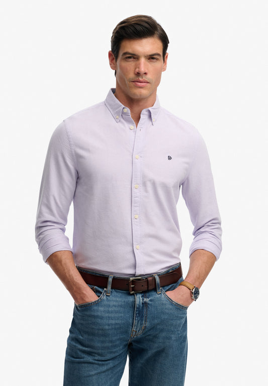 Preppy Oxford Long Sleeve Shirt