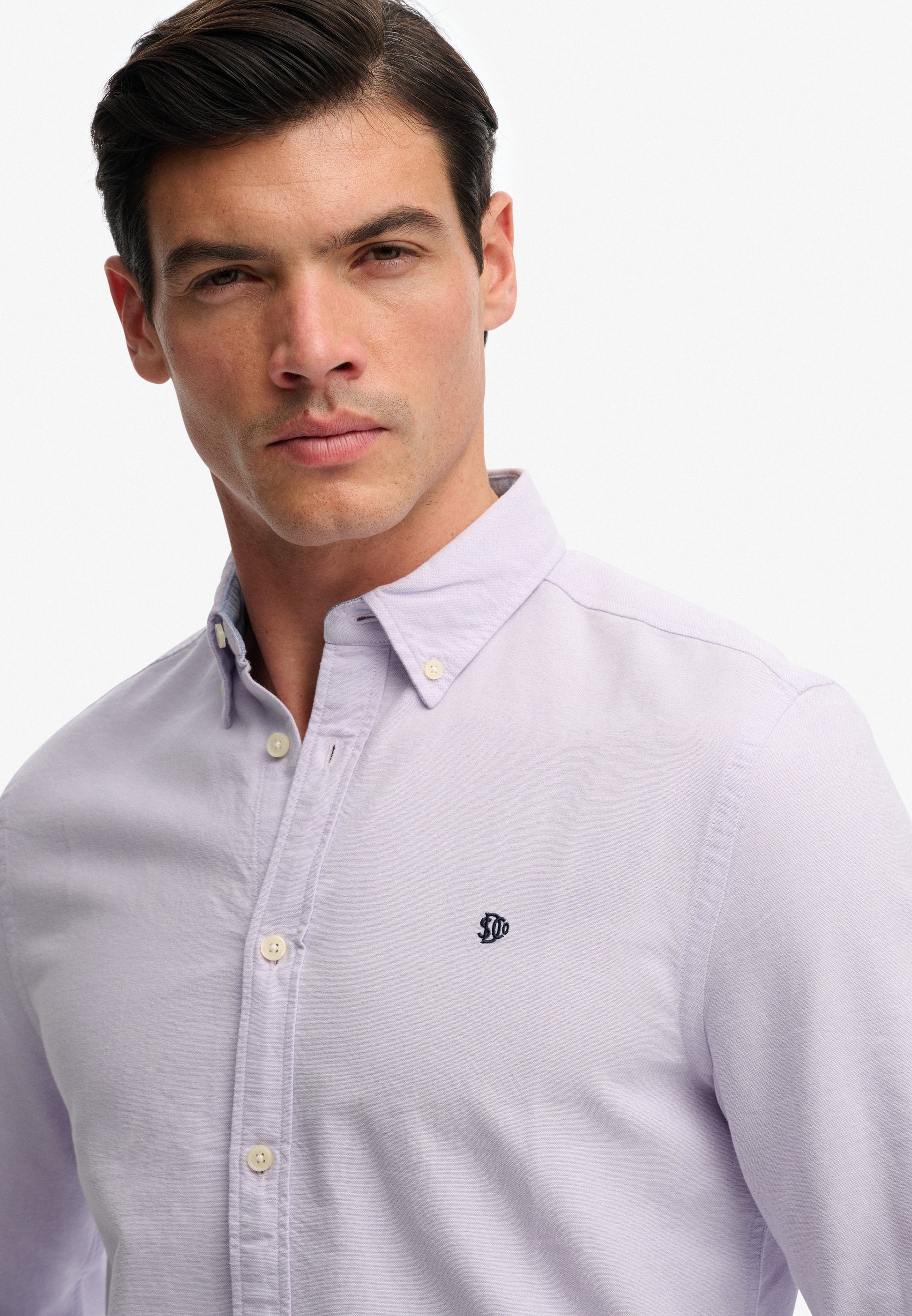 Preppy Oxford Long Sleeve Shirt (1)