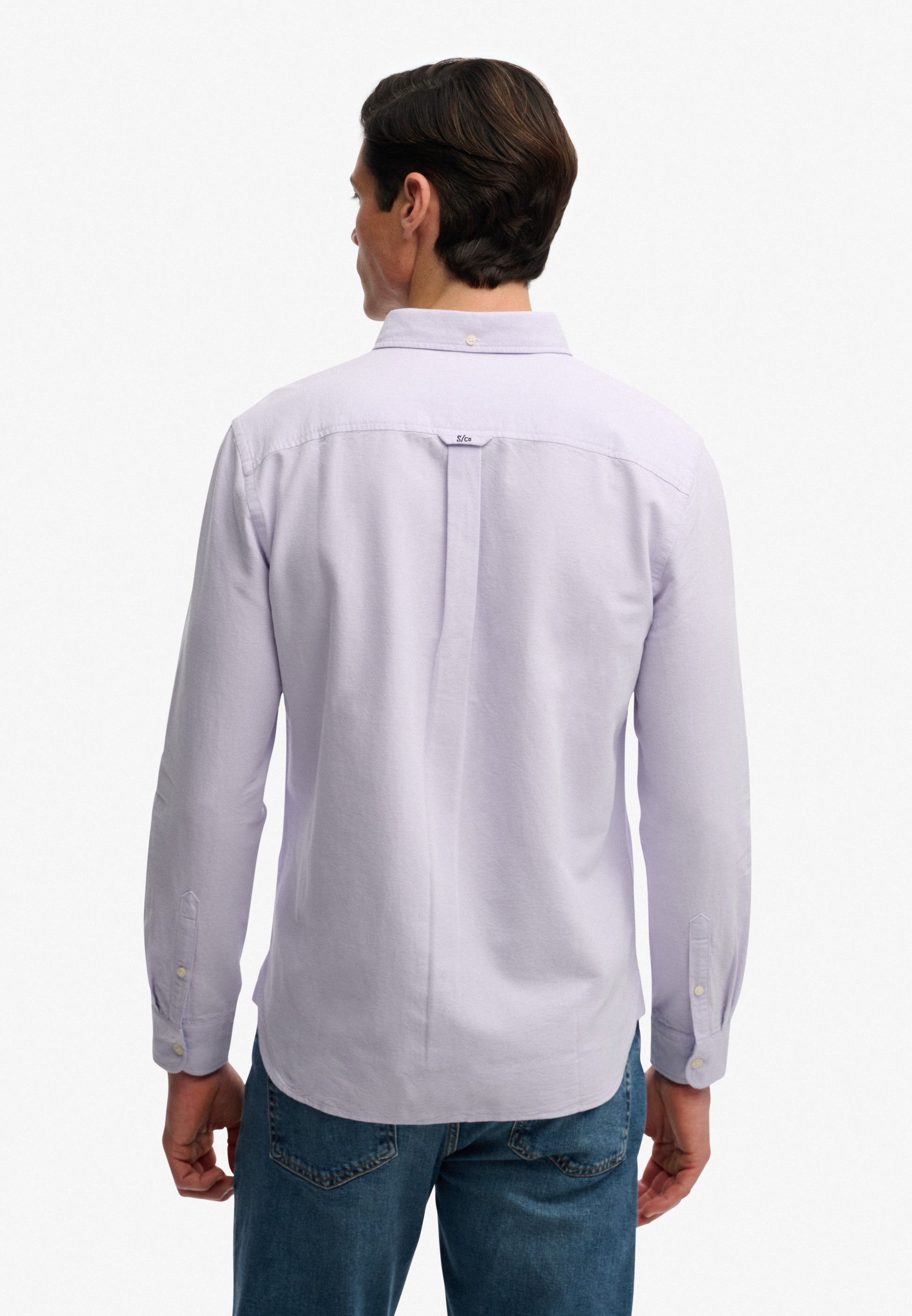 Preppy Oxford Long Sleeve Shirt (4)