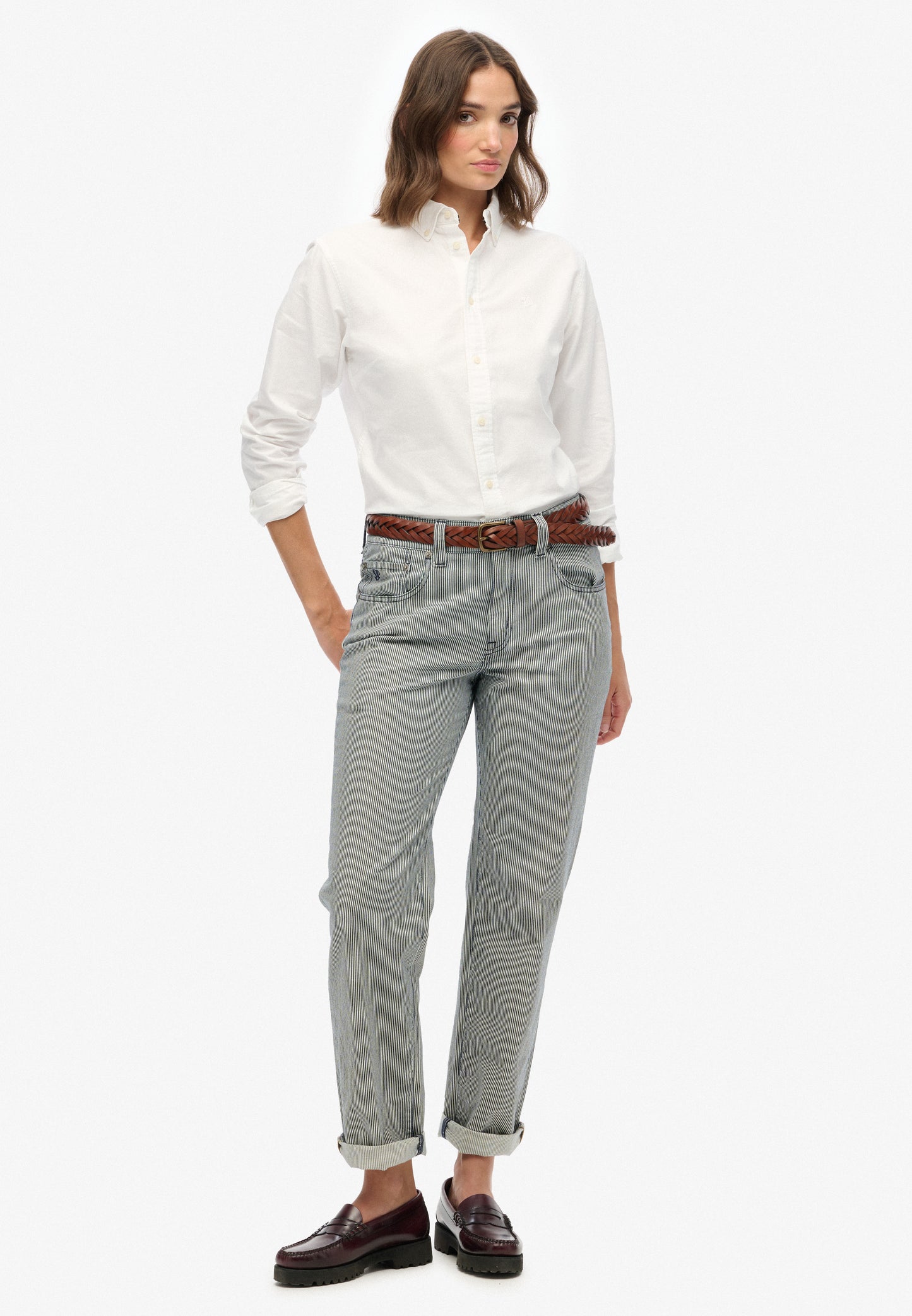 Slim Oxford Button Down Long Sleeve Shirt
