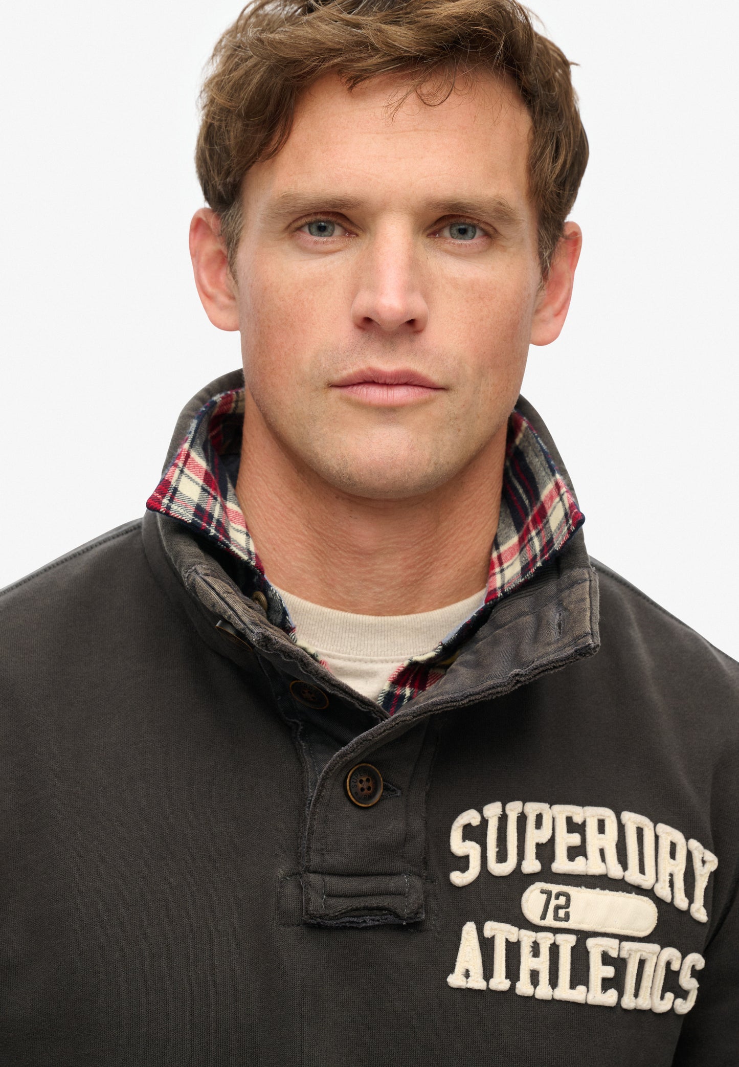 Vintage Athletic Henley Sweatshirt (4)