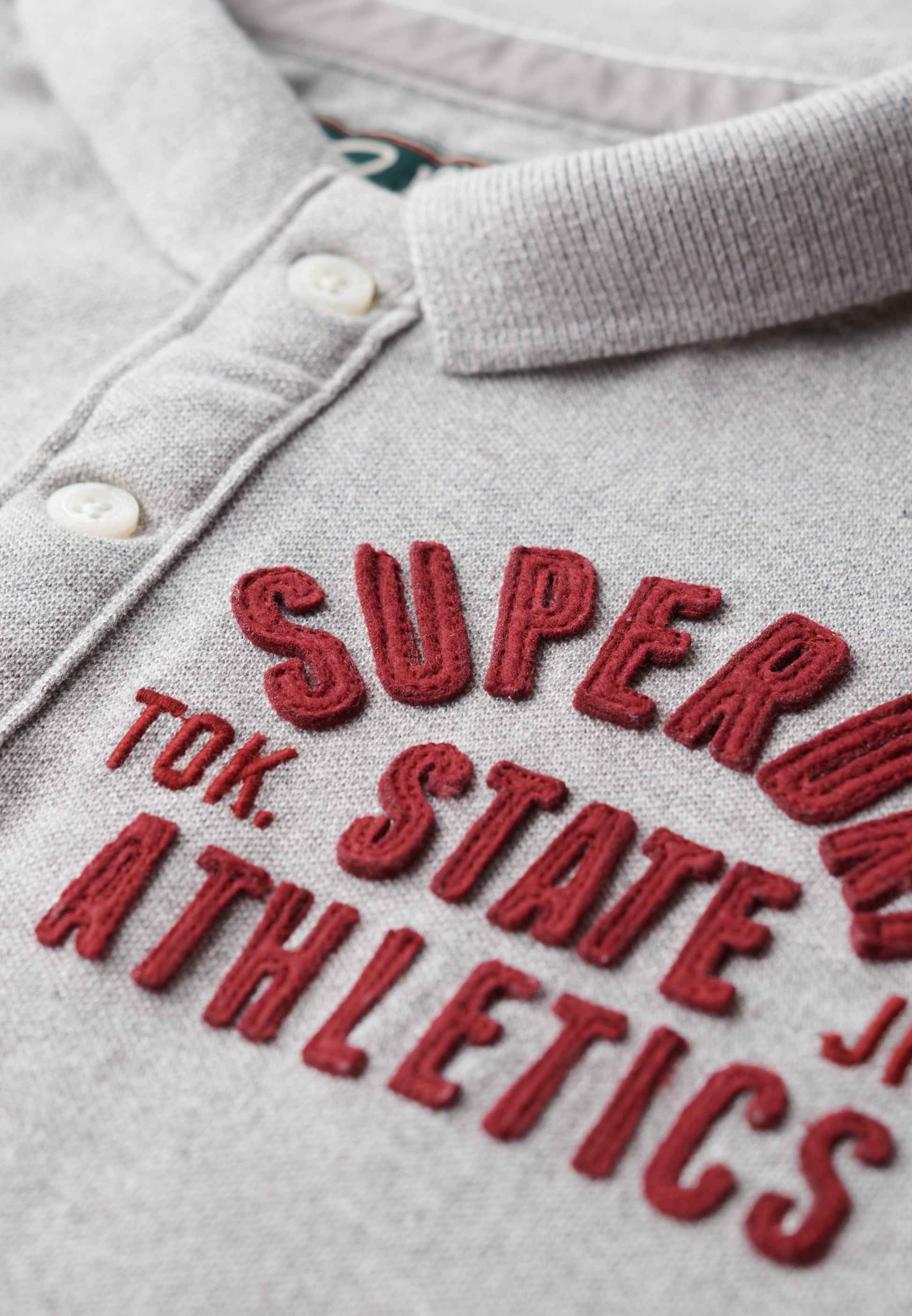 Vintage Athletic Long Sleeve Polo (4)