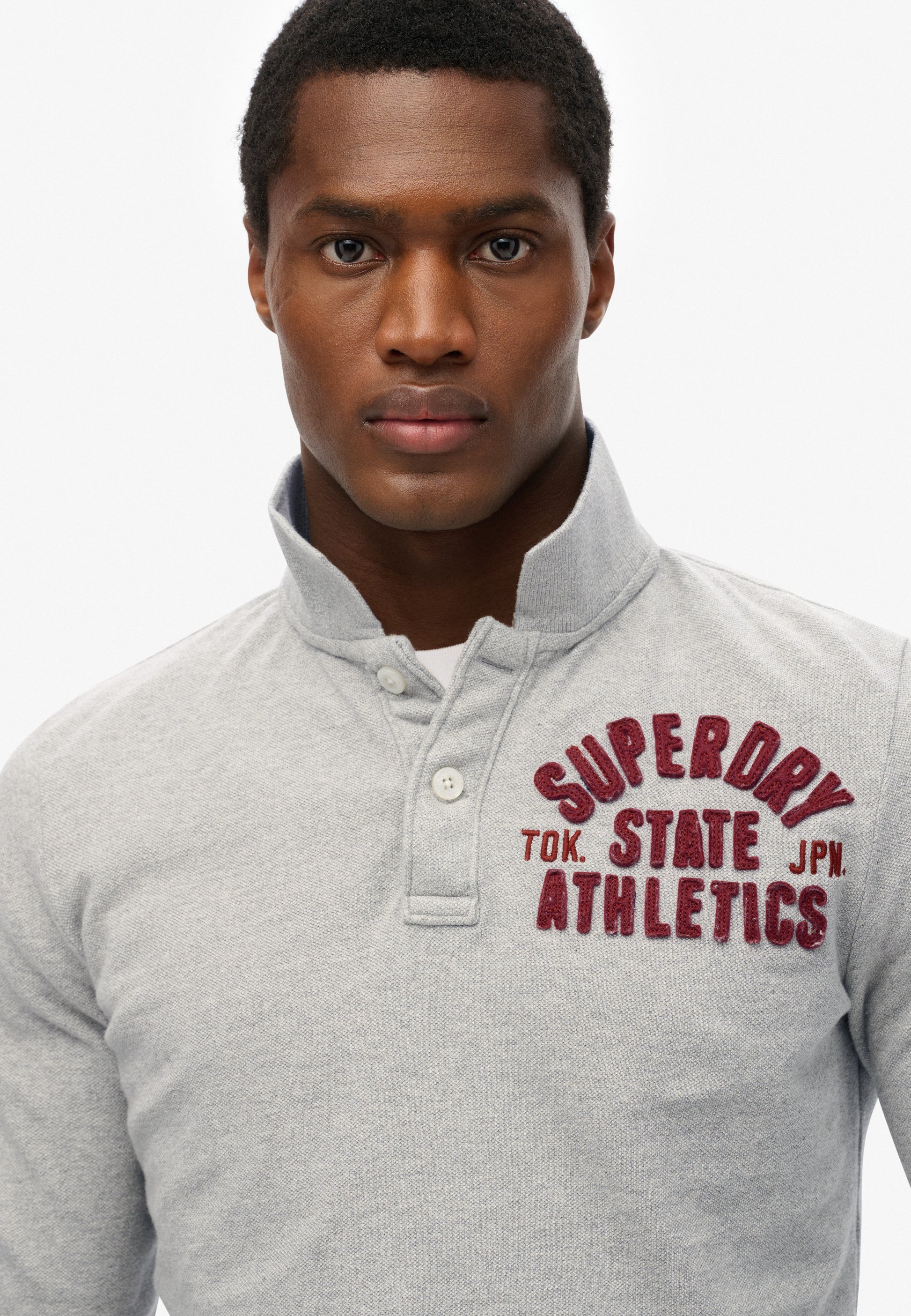 Vintage Athletic Long Sleeve Polo (3)