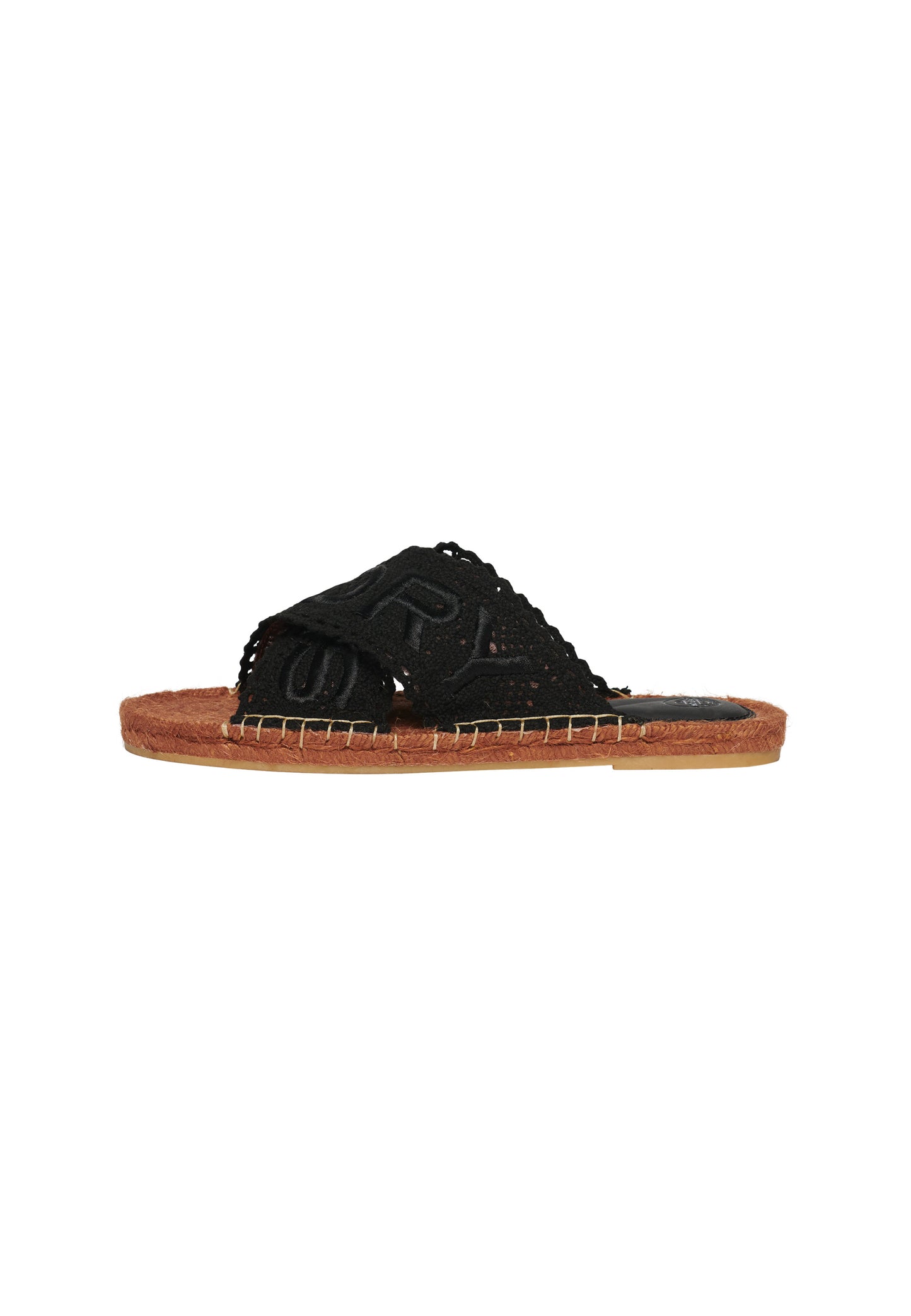 Espadrille Cross Strap Sliders (1)