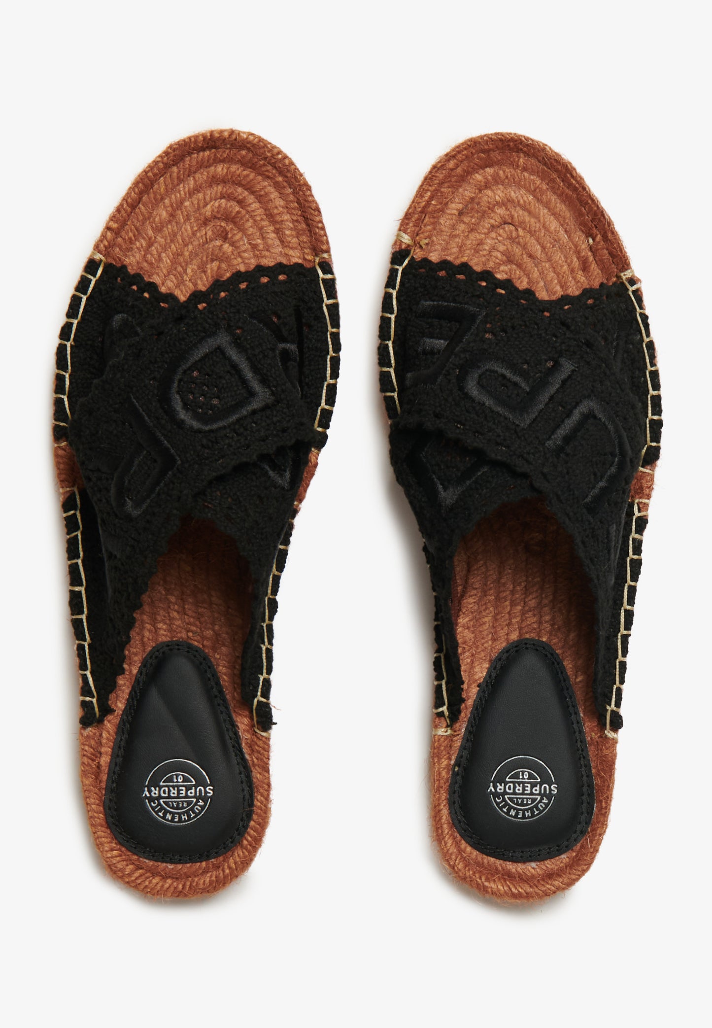 Espadrille Cross Strap Sliders (7)