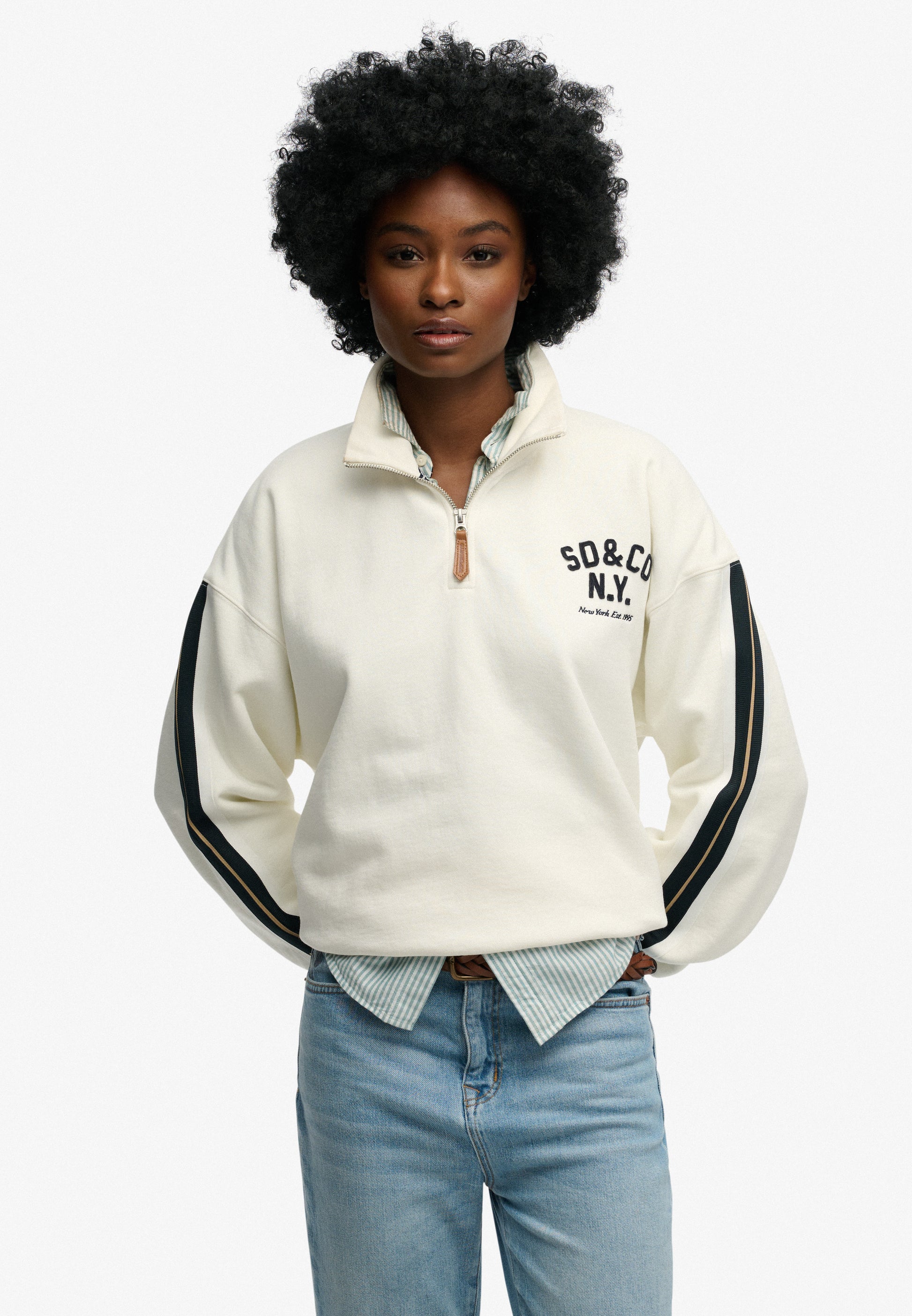 Country Club Appliqué Half Zip (1)