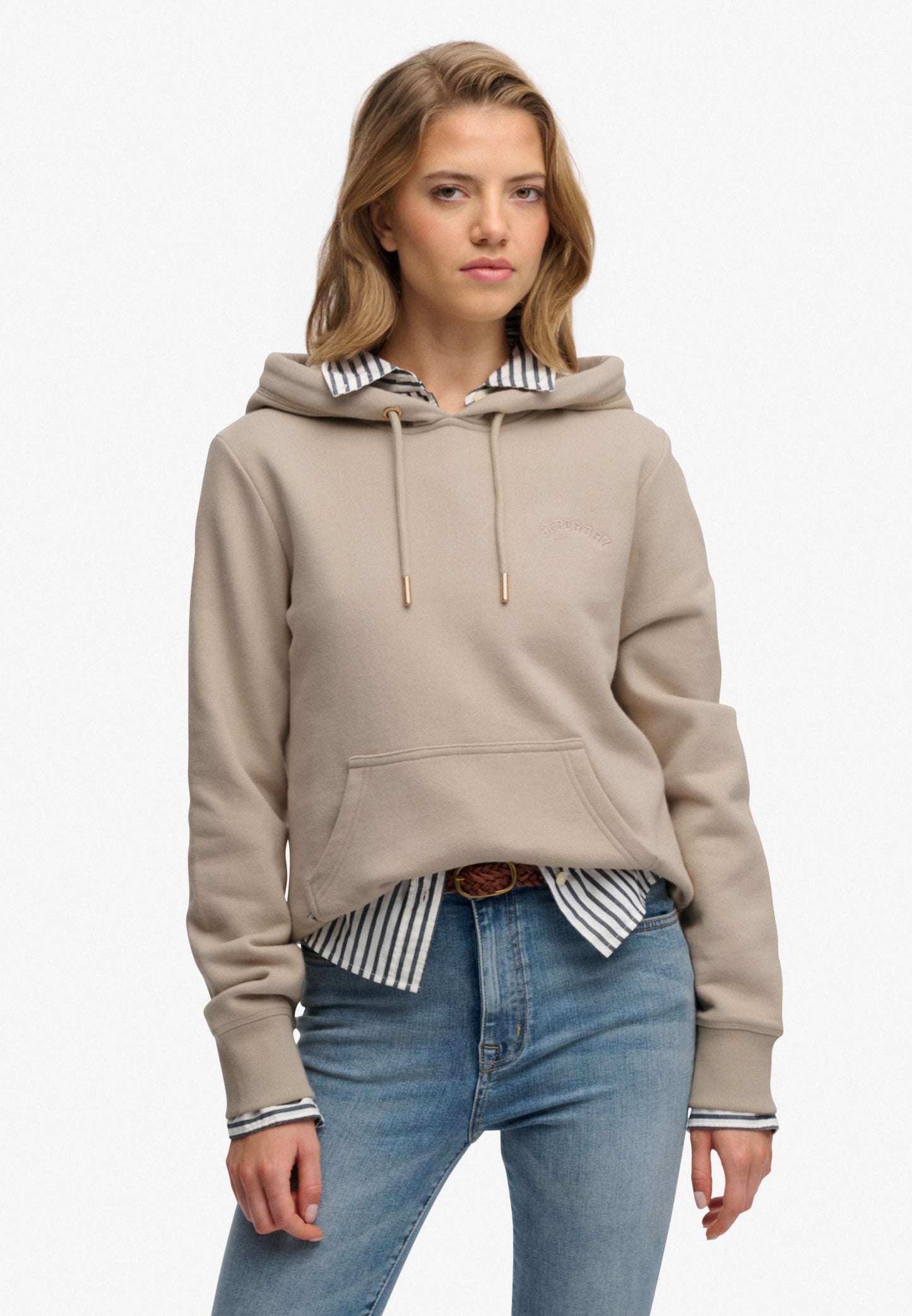 Essential Logo Embroidered Hoodie (1)