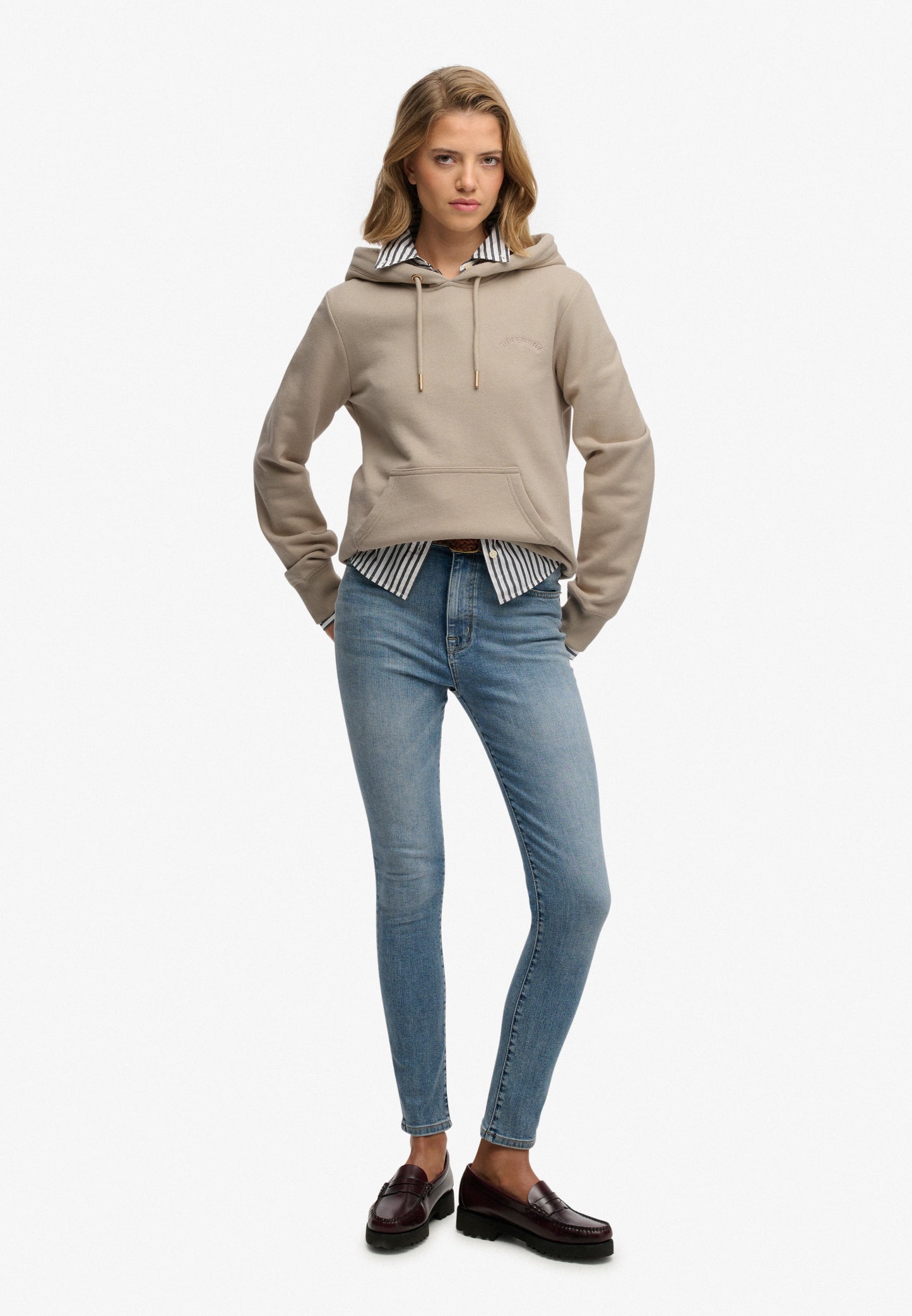Essential Logo Embroidered Hoodie