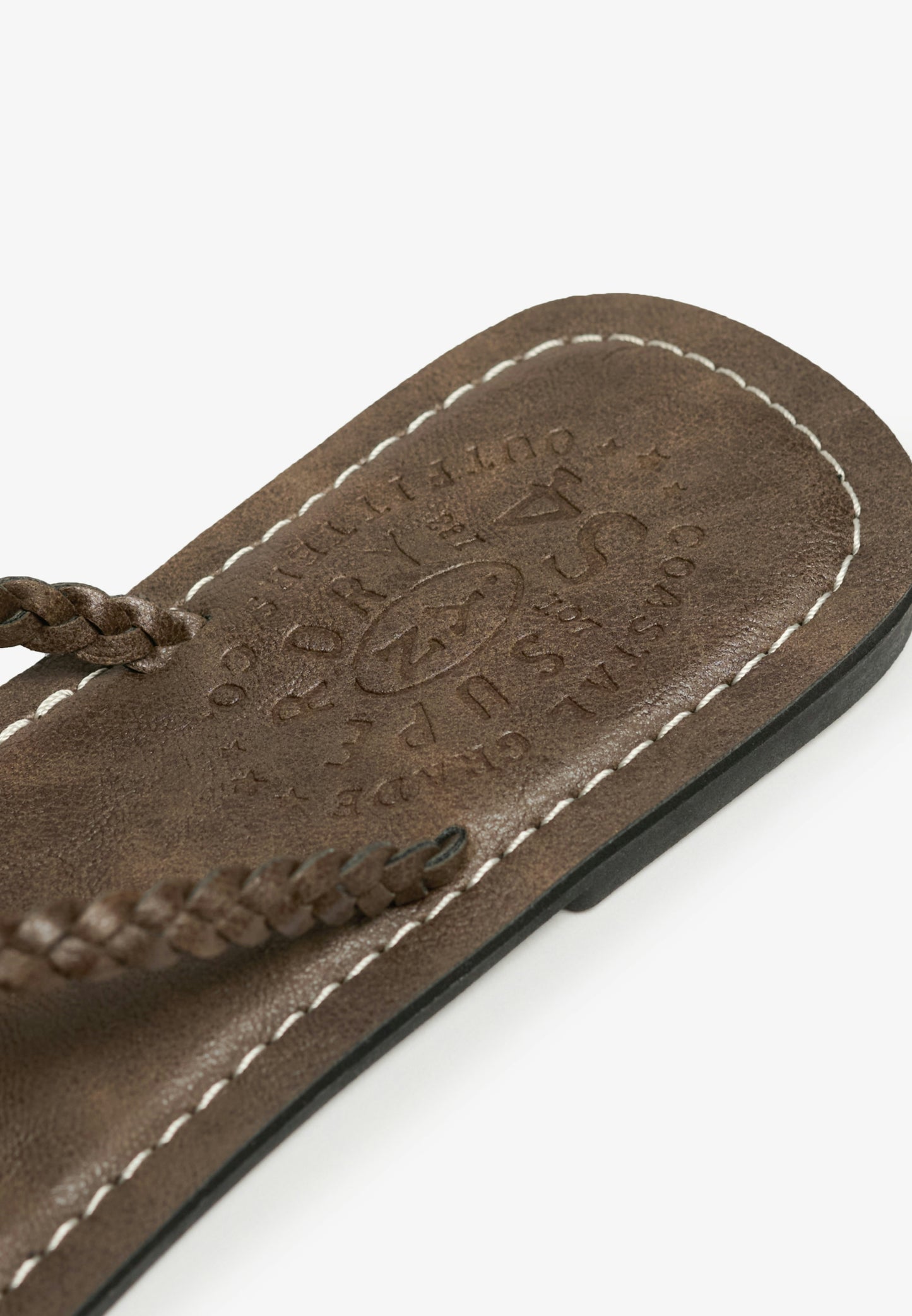 Faux Leather Braided Flip Flop (8)
