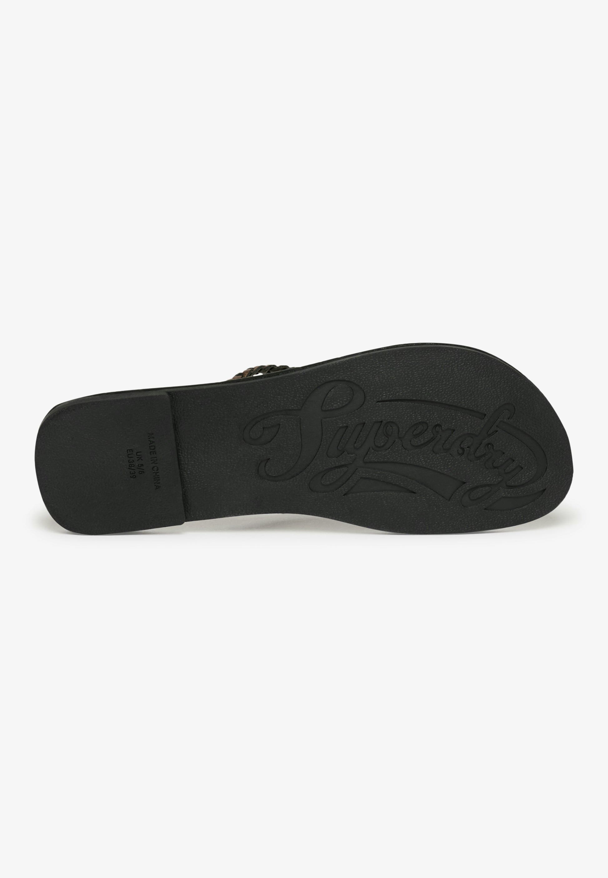 Faux Leather Braided Flip Flop (5)