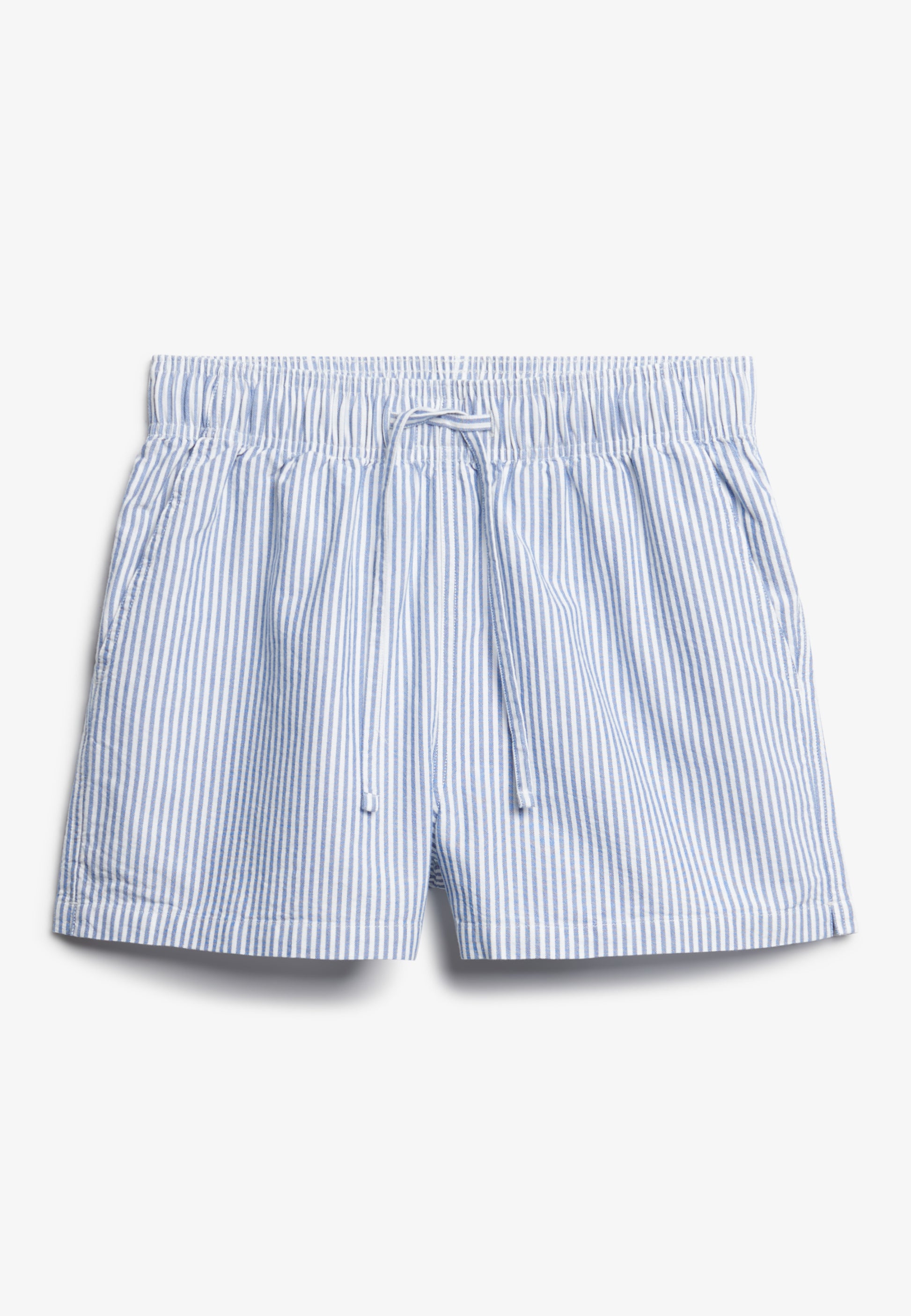 Organic Cotton Stripe Elasticated Shorts (5)