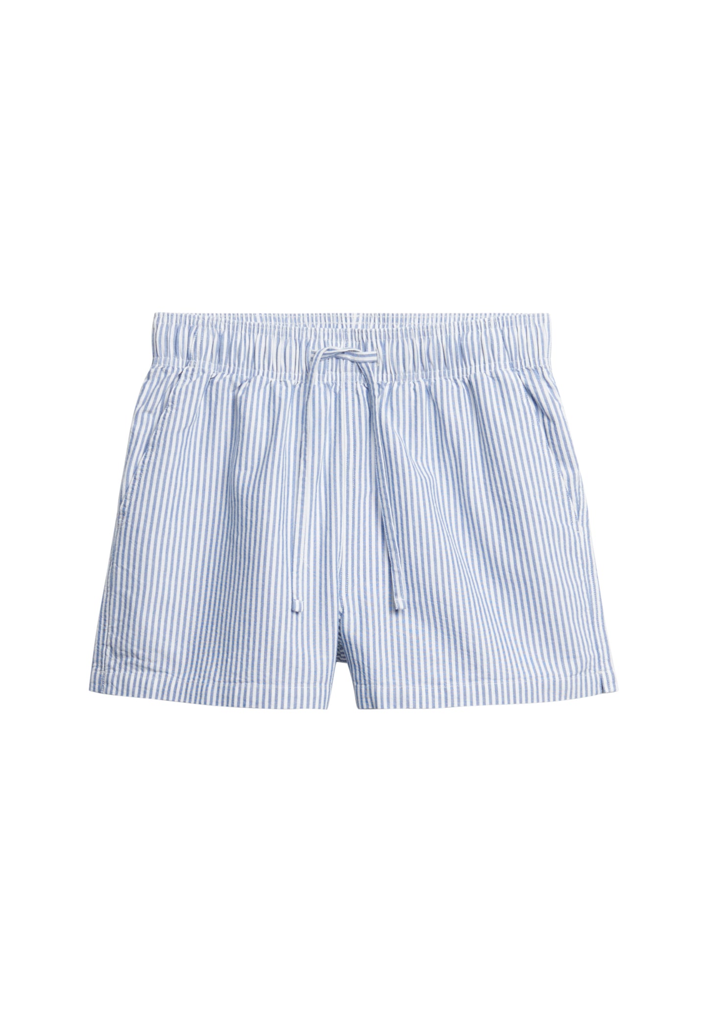 Organic Cotton Stripe Elasticated Shorts (6)