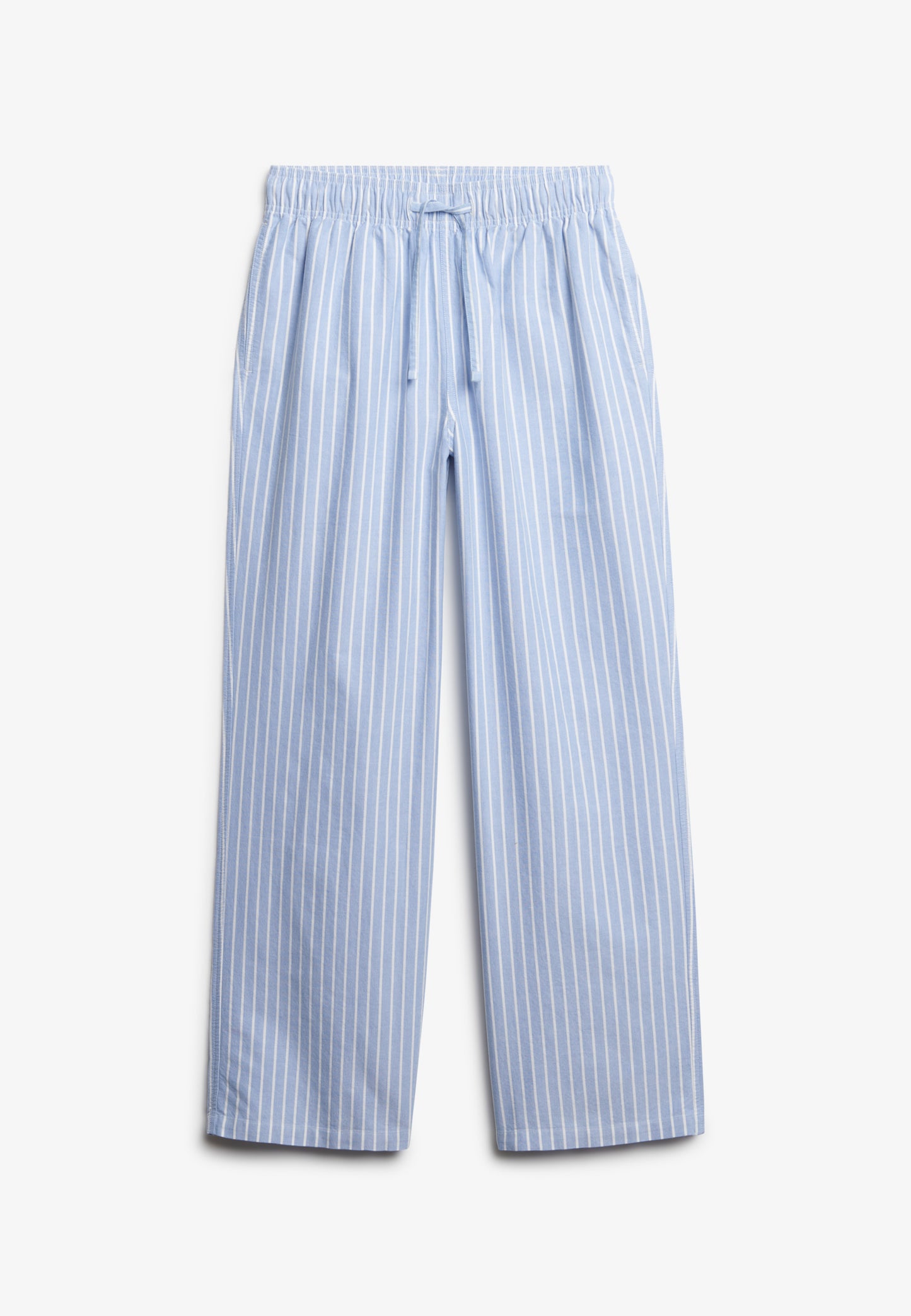 Organic Cotton Stripe Elasticated Trousers (3)