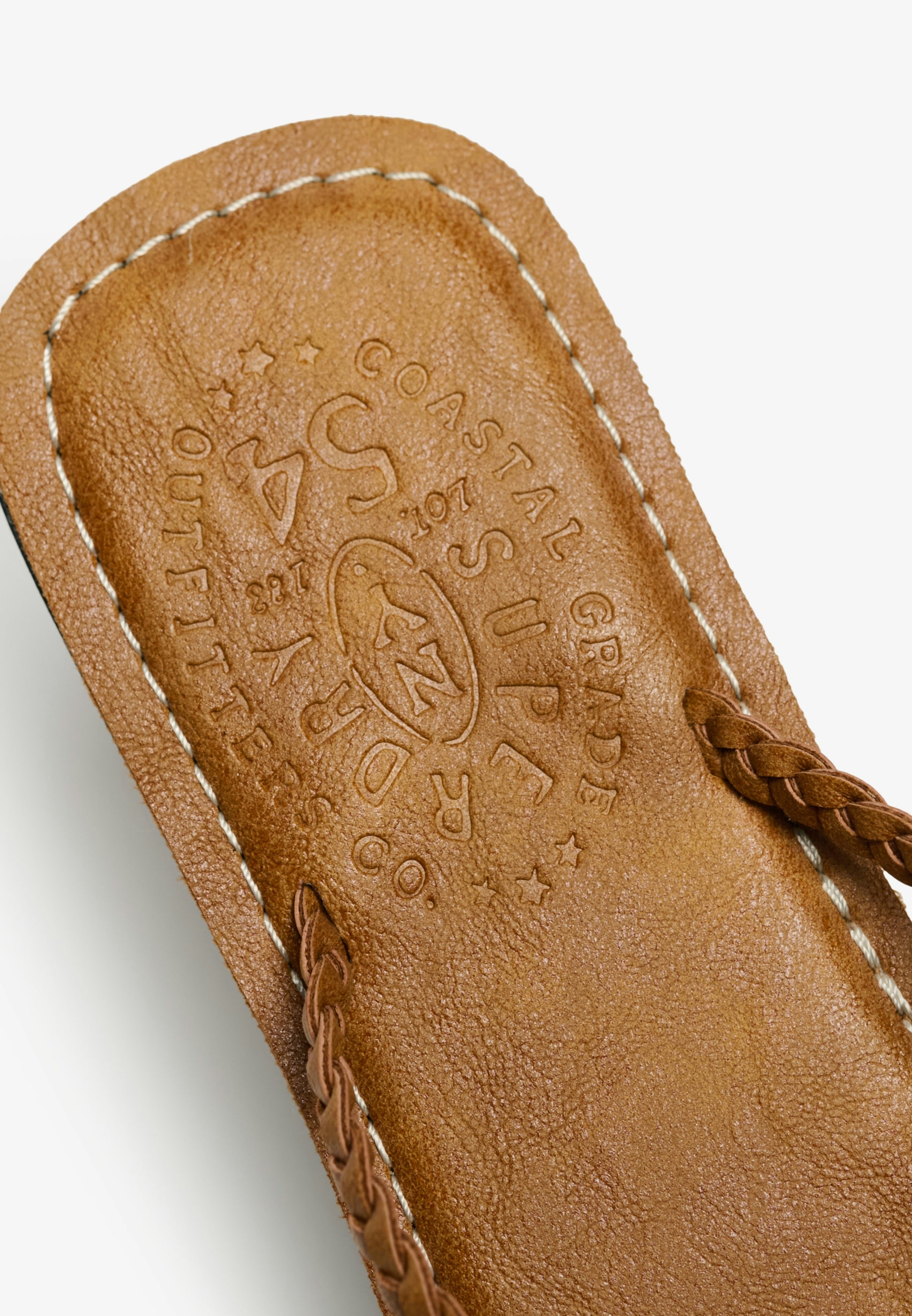Faux Leather Braided Flip Flop (8)