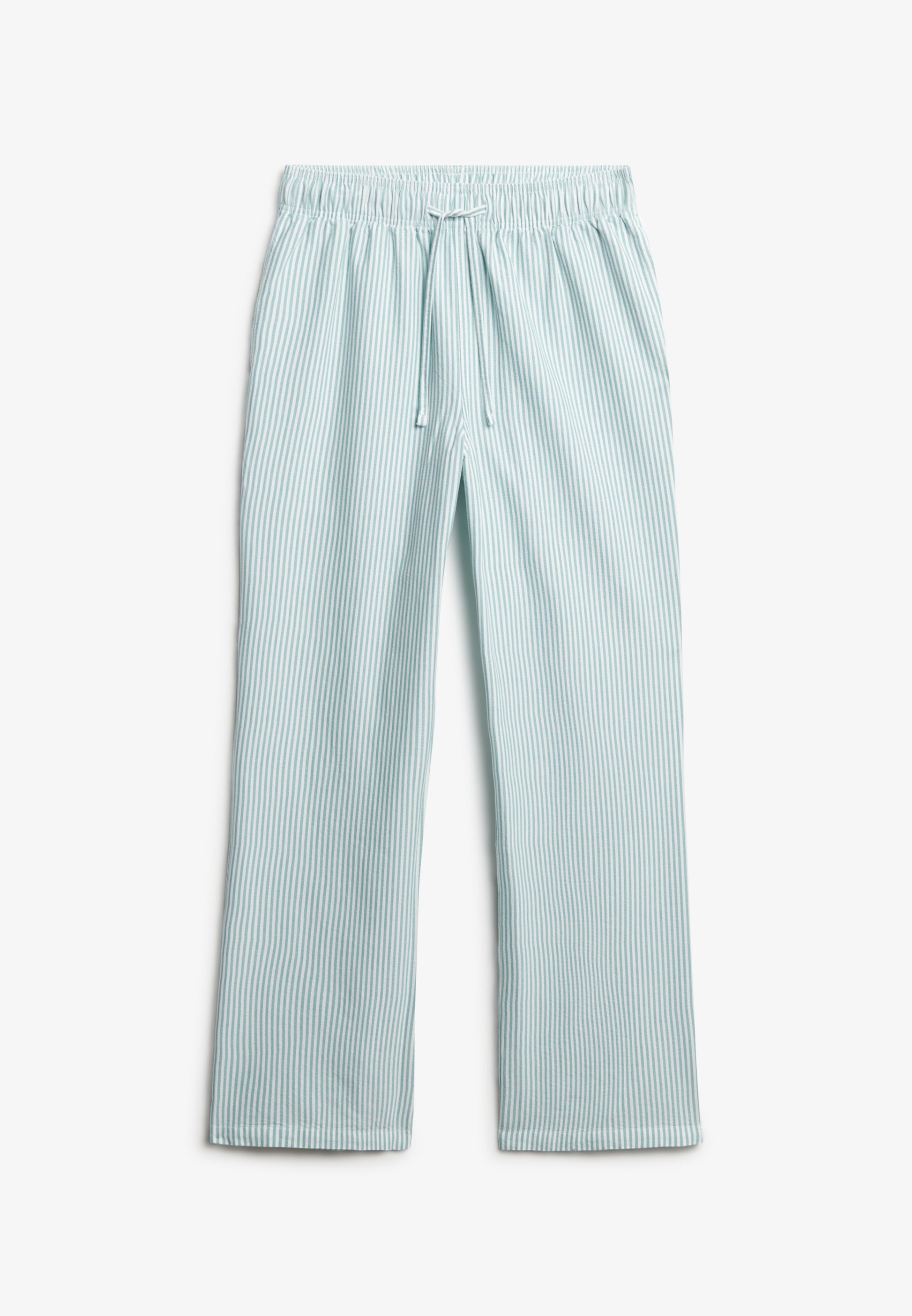 Organic Cotton Stripe Elasticated Trousers (6)