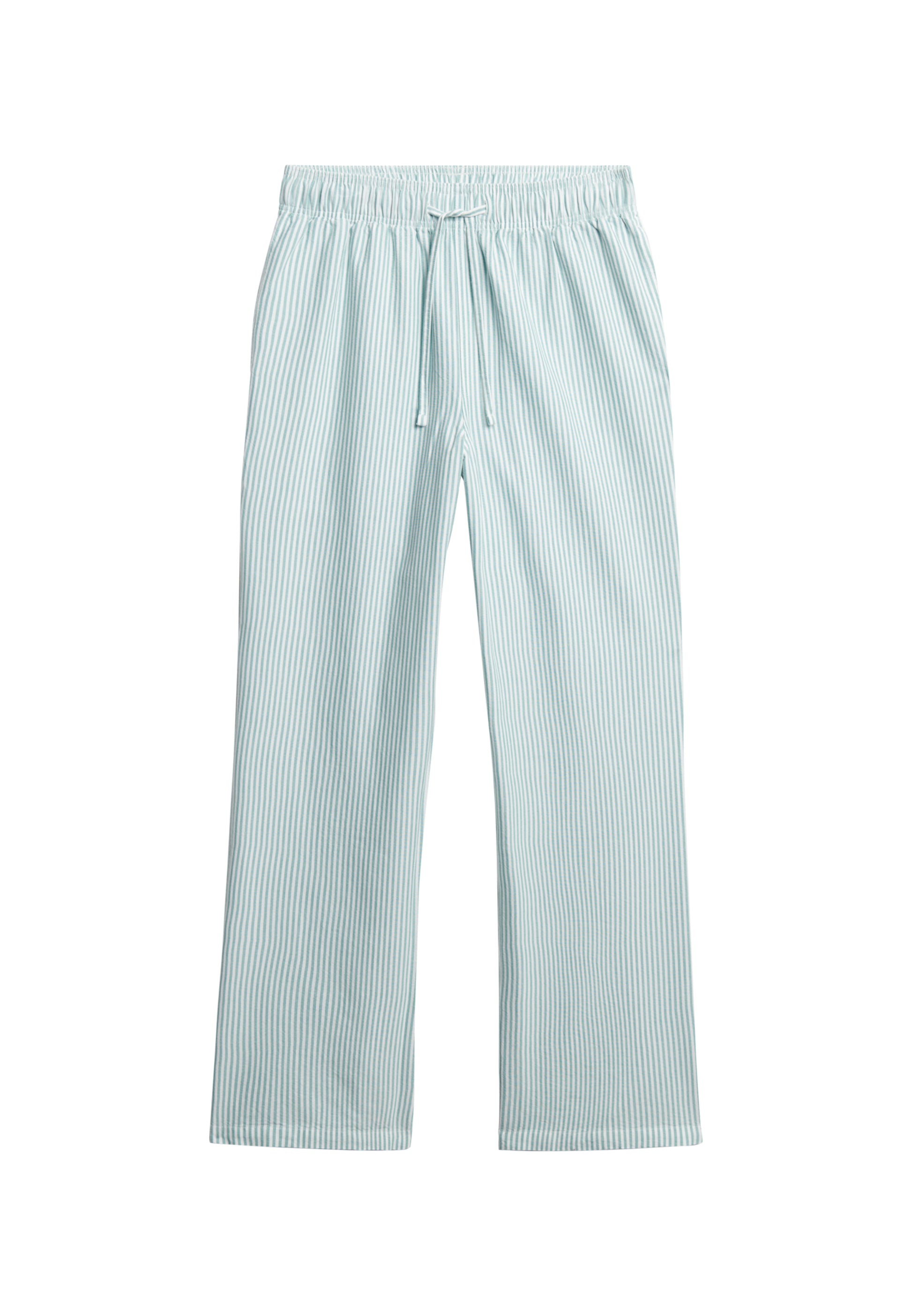Organic Cotton Stripe Elasticated Trousers (7)