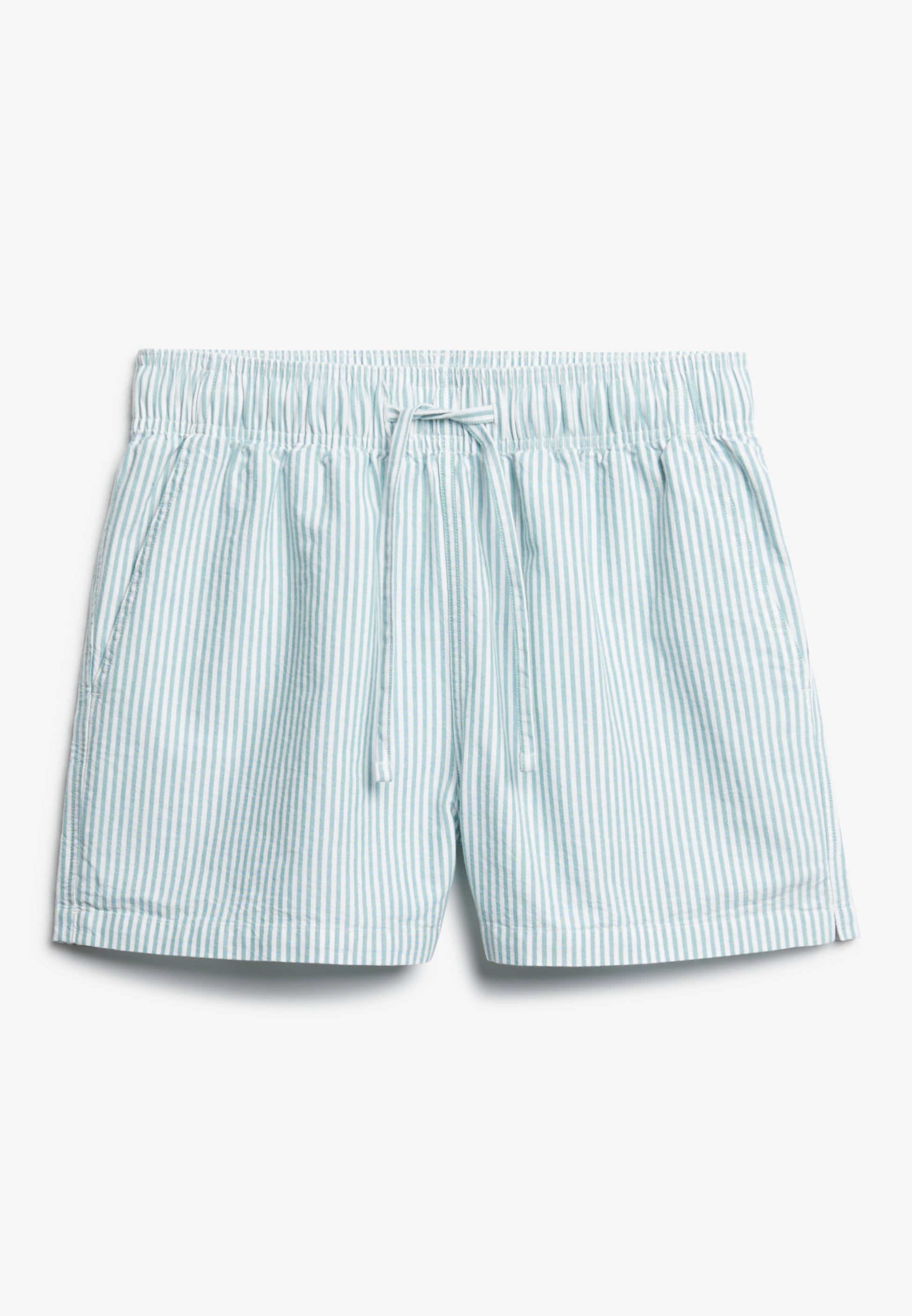 Organic Cotton Stripe Elasticated Shorts (5)
