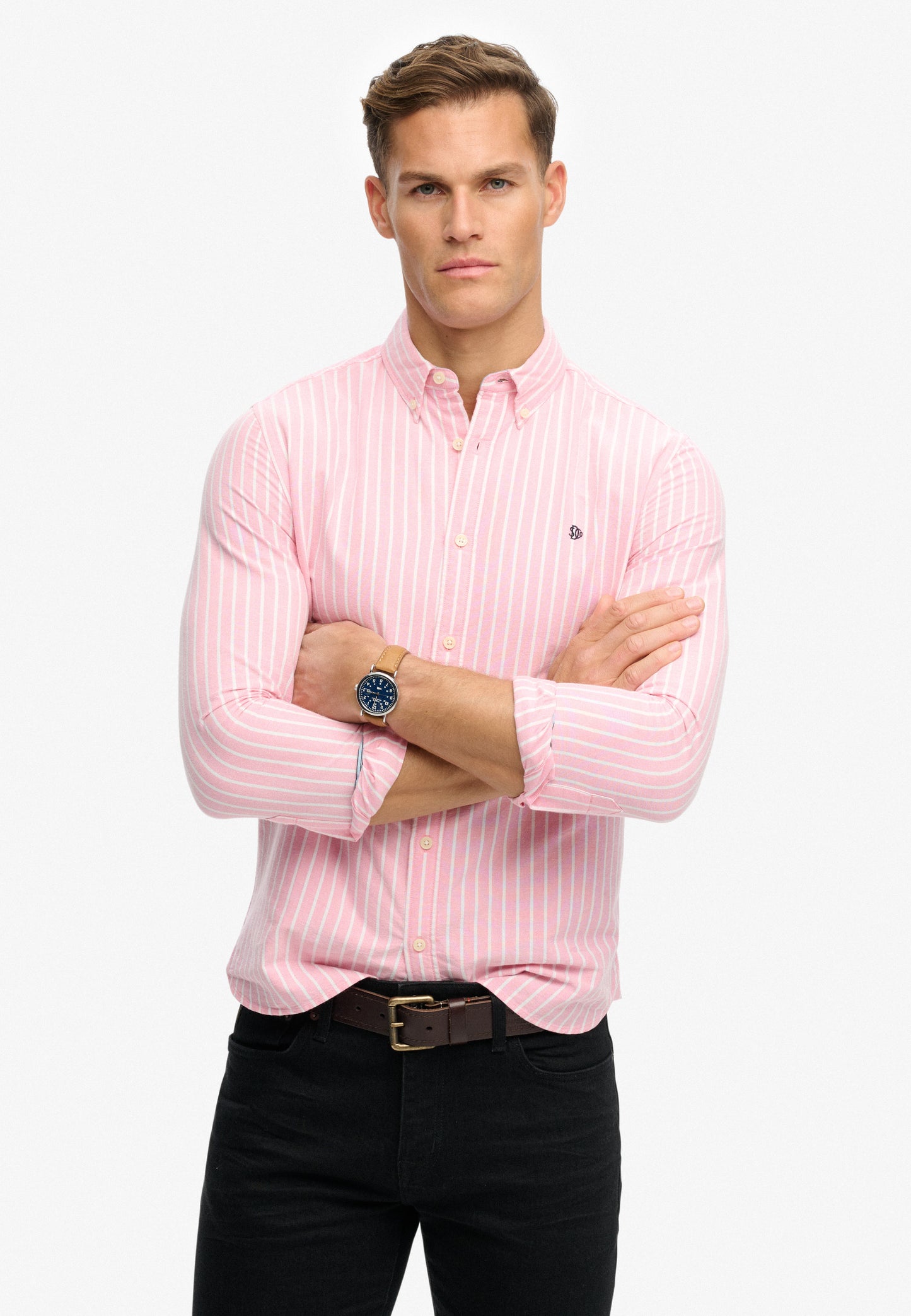 Preppy Oxford Long Sleeve Shirt