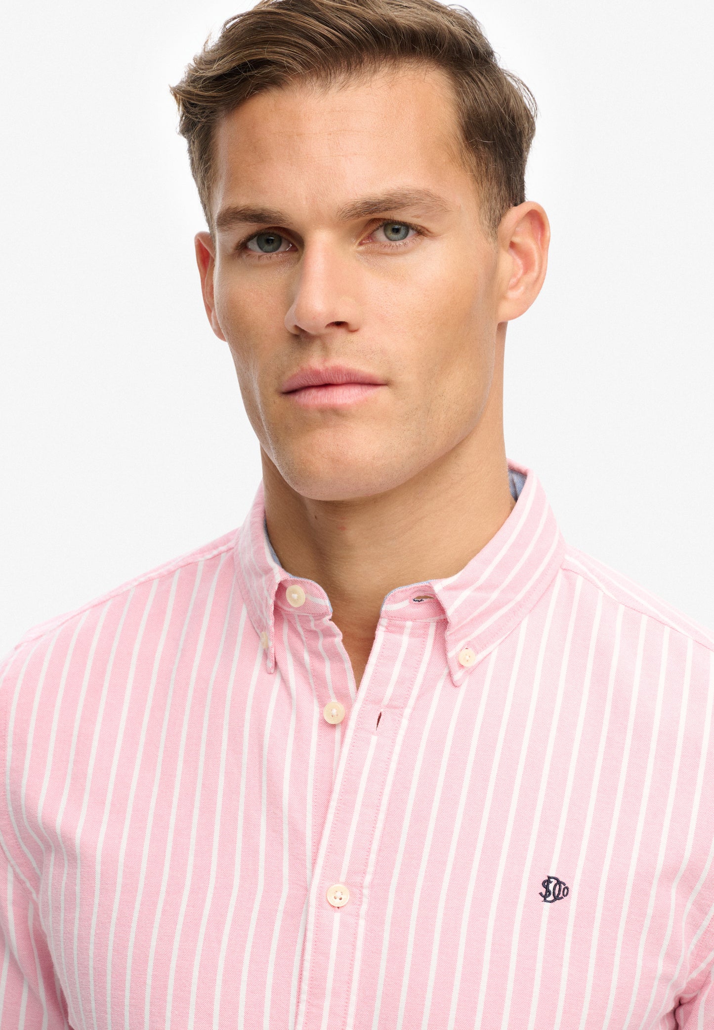 Preppy Oxford Long Sleeve Shirt (2)