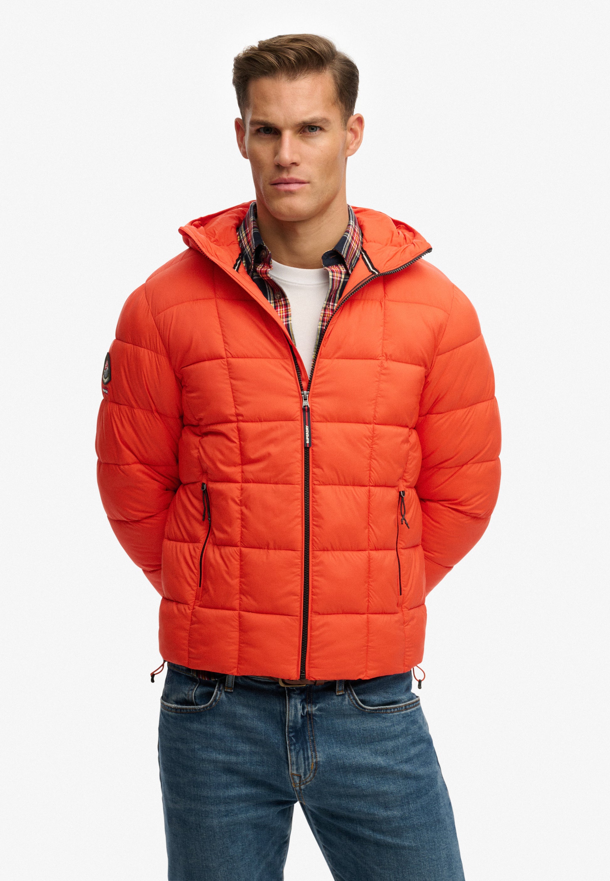 Hooded Box Quilt Fuji Lite Jacket (4)