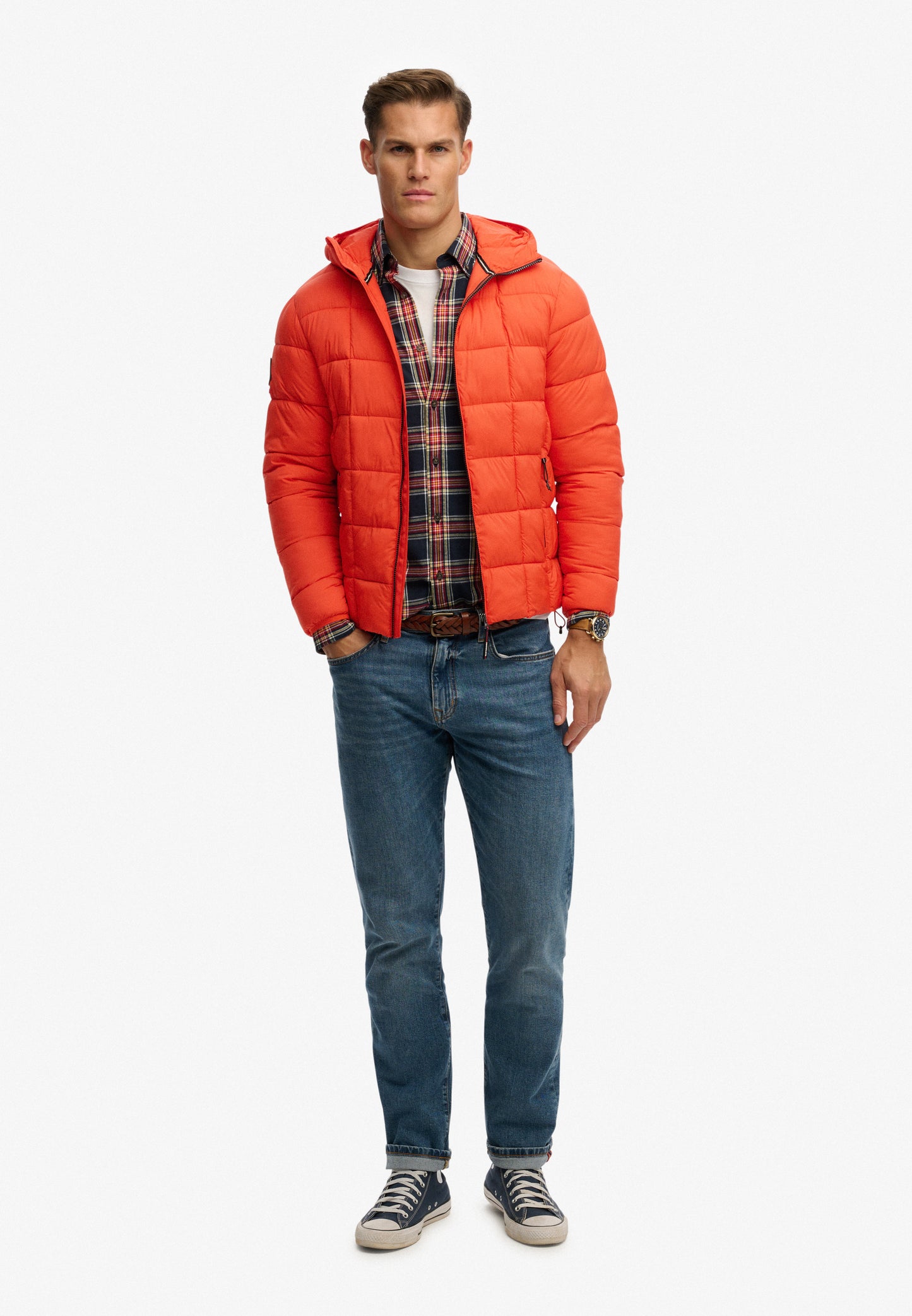 Hooded Box Quilt Fuji Lite Jacket