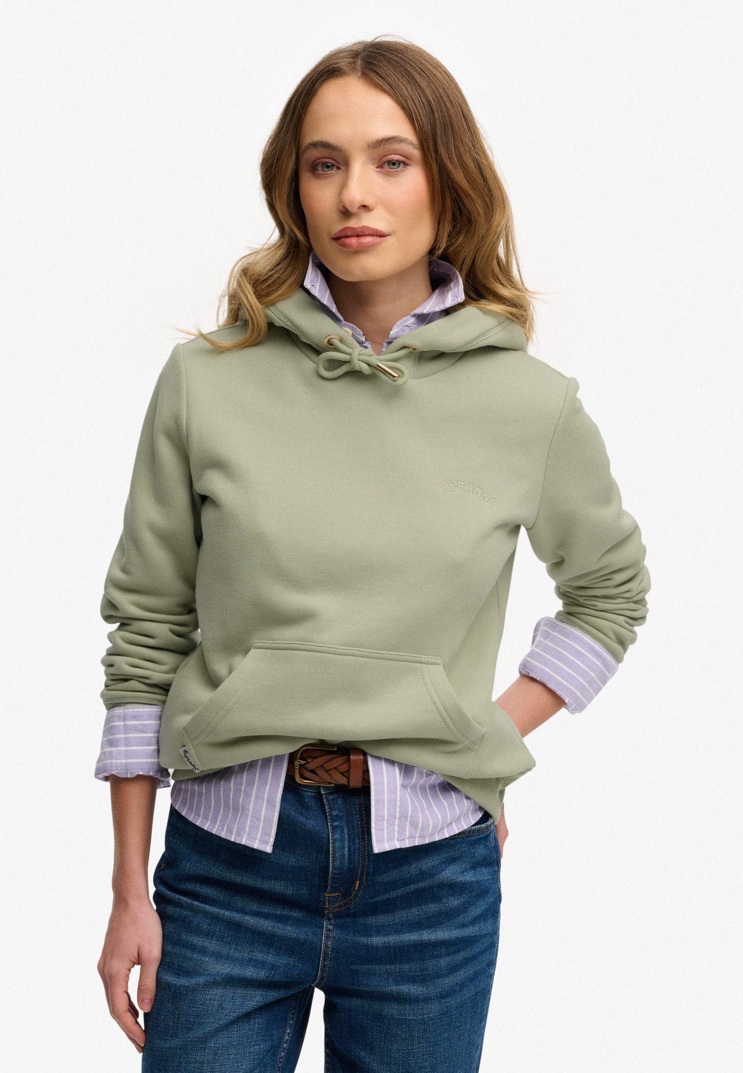 Essential Logo Embroidered Hoodie (1)