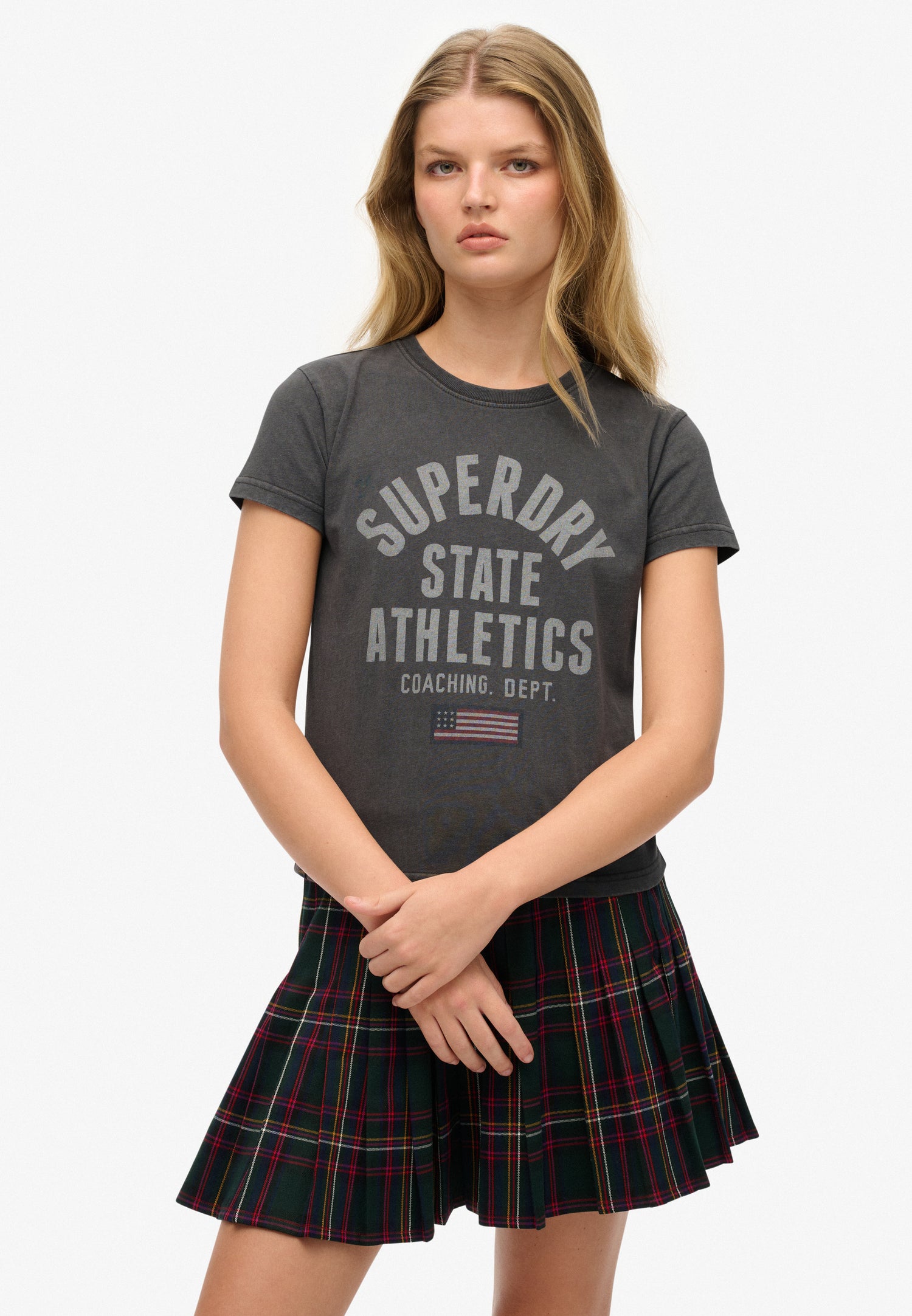 Athletic Graphic Fitted T-Shirt