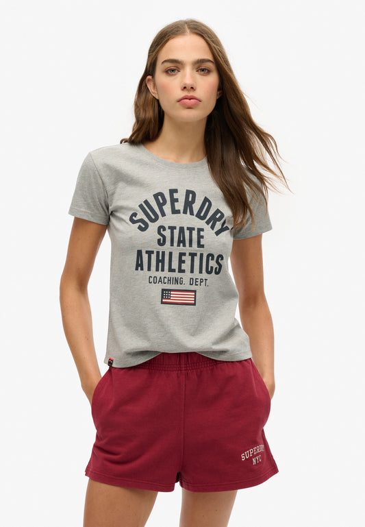Athletic Graphic Fitted T-Shirt