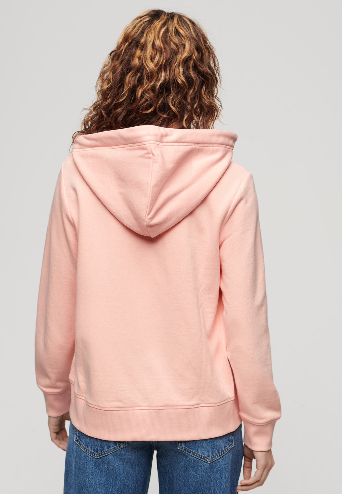 Essential Logo Cropped Ziphood-Desert Bone Off White main image 1