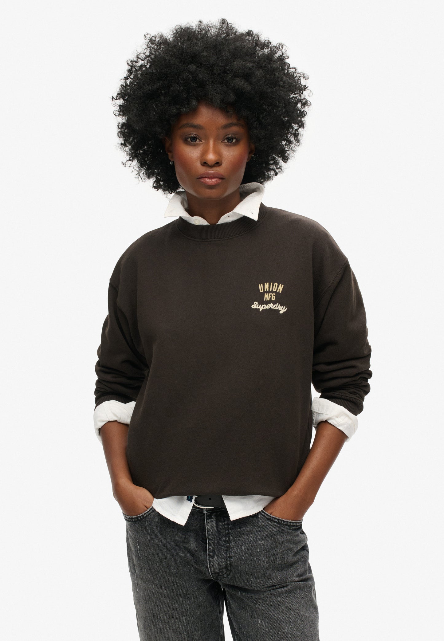 Workwear Graphic Loose Crew