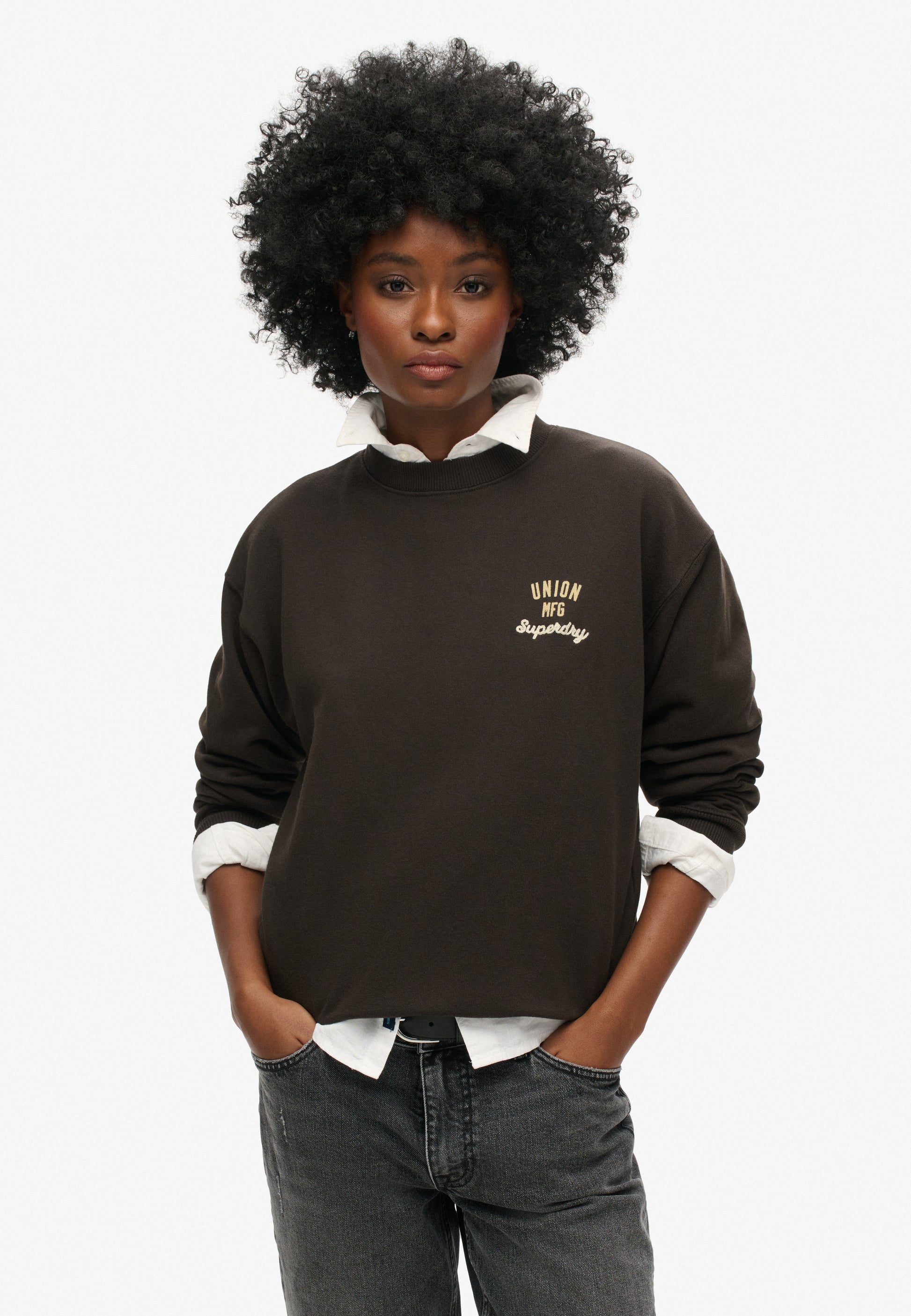 Workwear Graphic Loose Crew