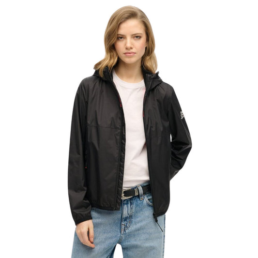 Hooded Logo Windbreaker Jacket