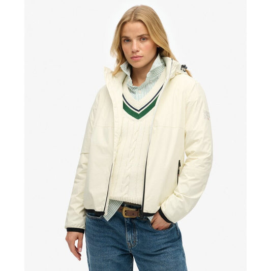 Hooded Logo Windbreaker Jacket