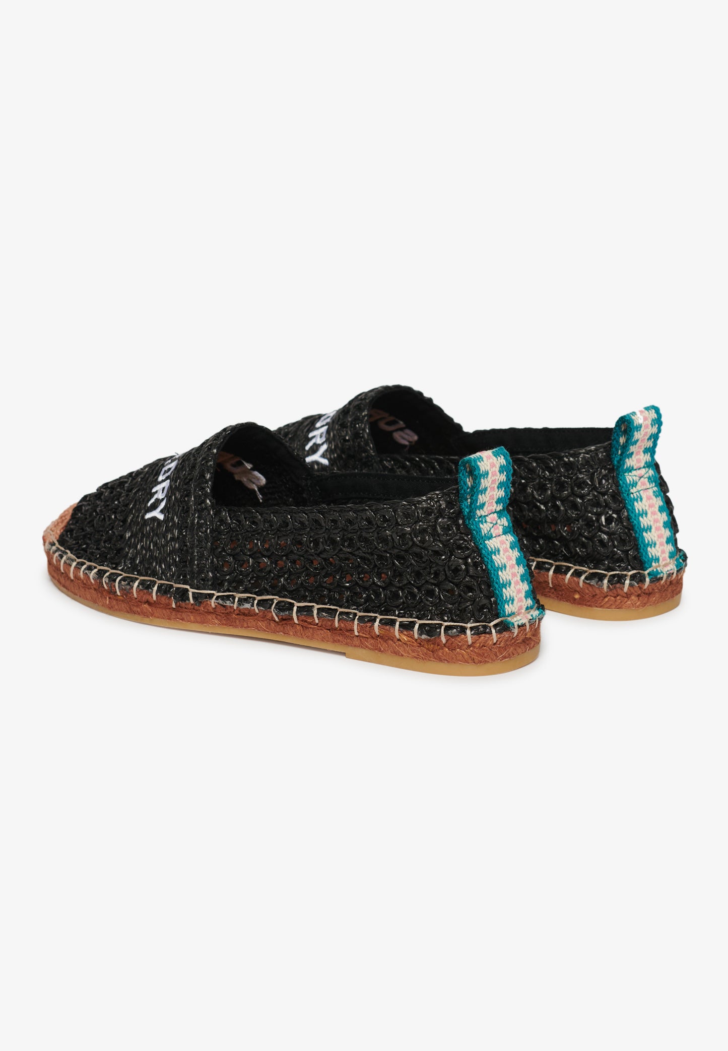 Raffia Espadrille Embroidered Shoe (1)